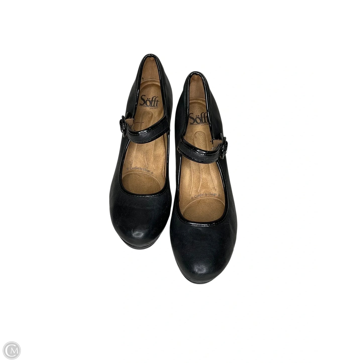 Shoes Heels Block By Sofft In Black, Size: 8.5