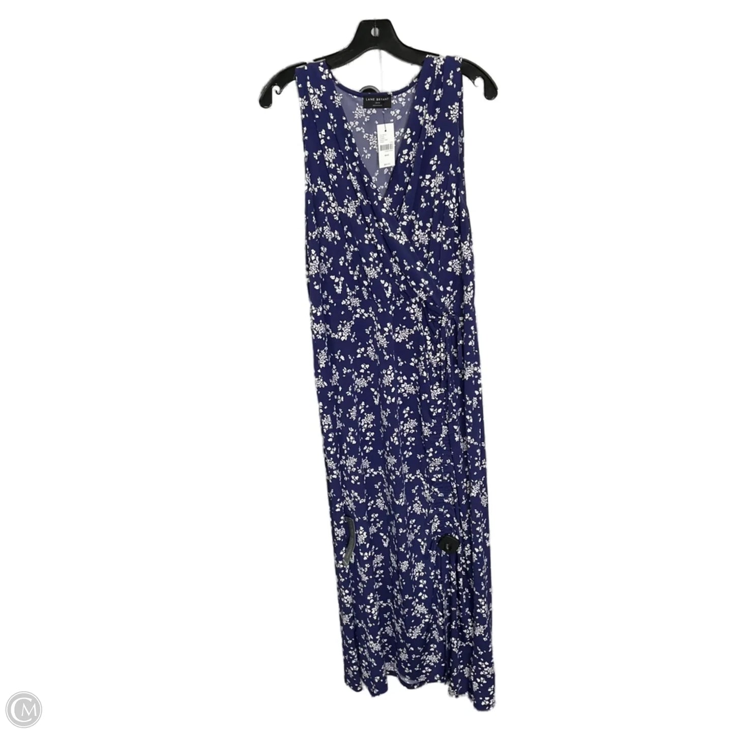 Dress Casual Midi By Lane Bryant In Blue, Size: 18