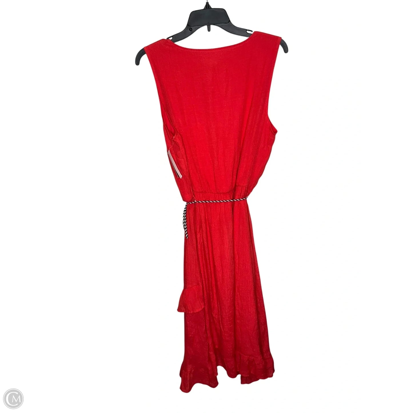 Dress Casual Midi By New Directions In Red, Size: Xl