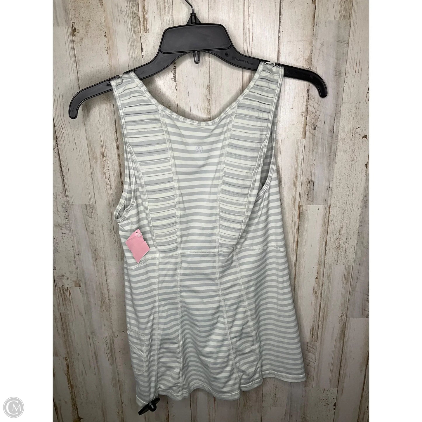 Athletic Tank Top By Lululemon In Grey, Size: 8