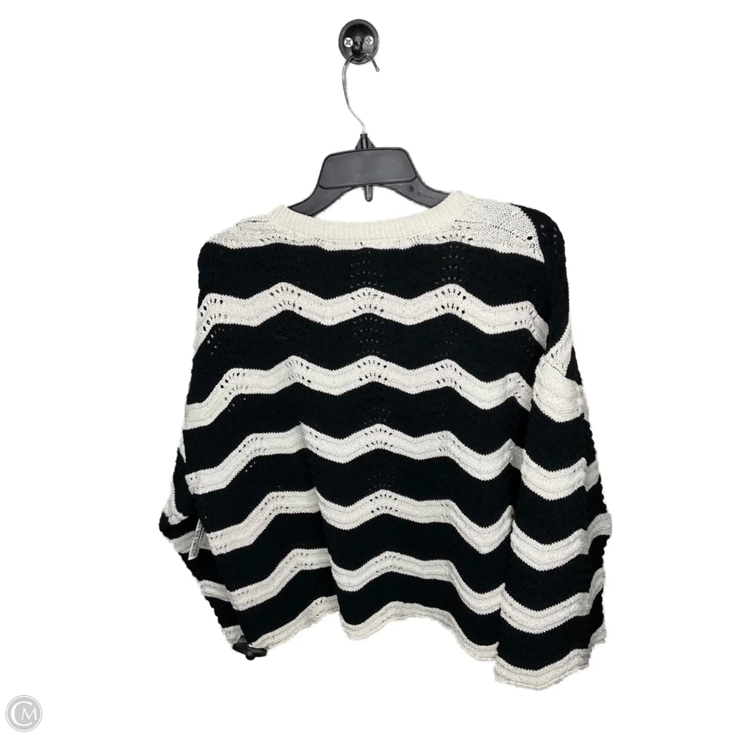 Sweater By Altard State In Black & Cream, Size: L