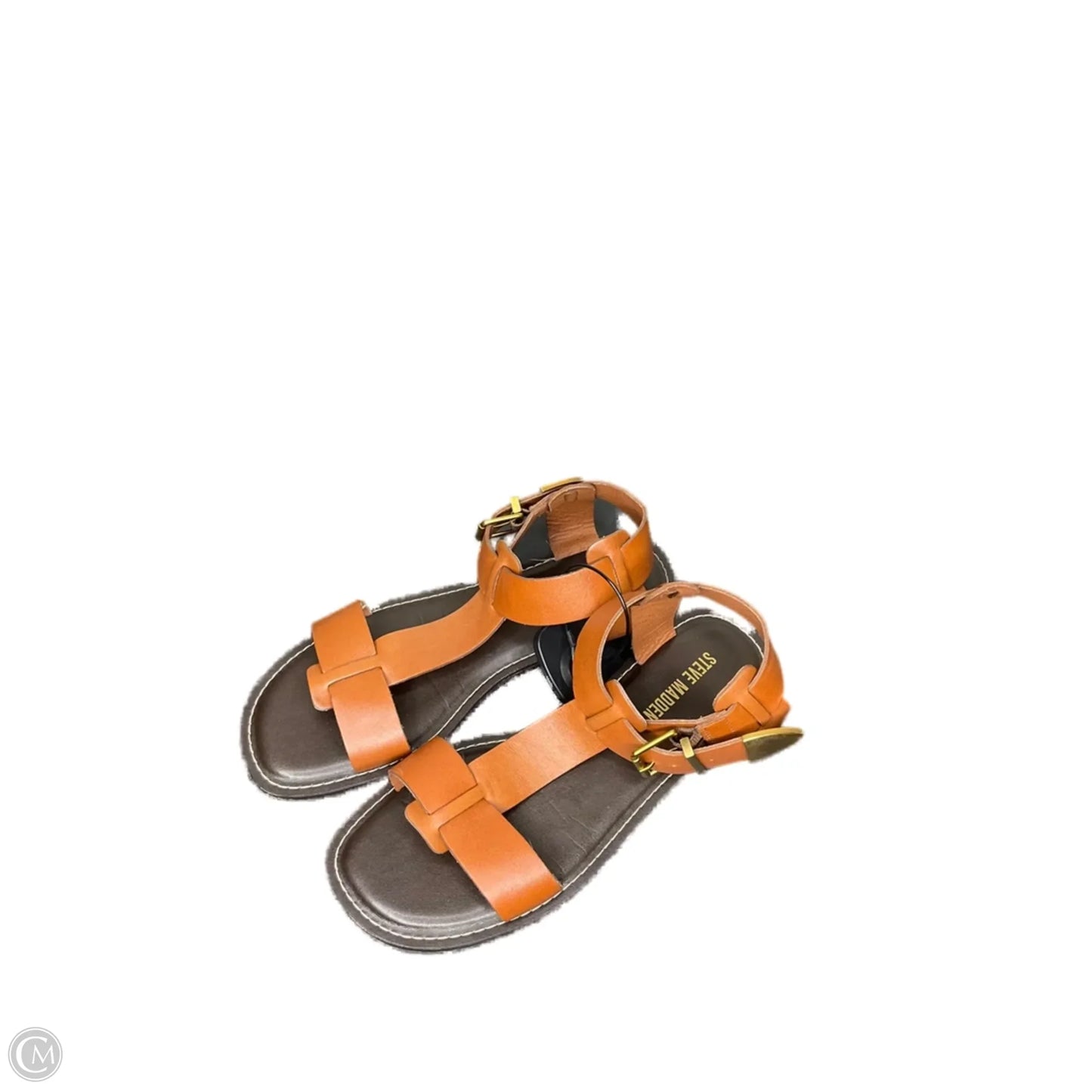 Sandals Flats By Steve Madden In Brown, Size: 9.5