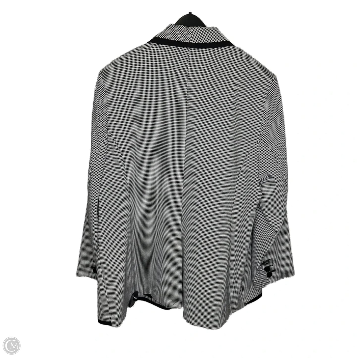 Blazer By Calvin Klein In Grey, Size: 18