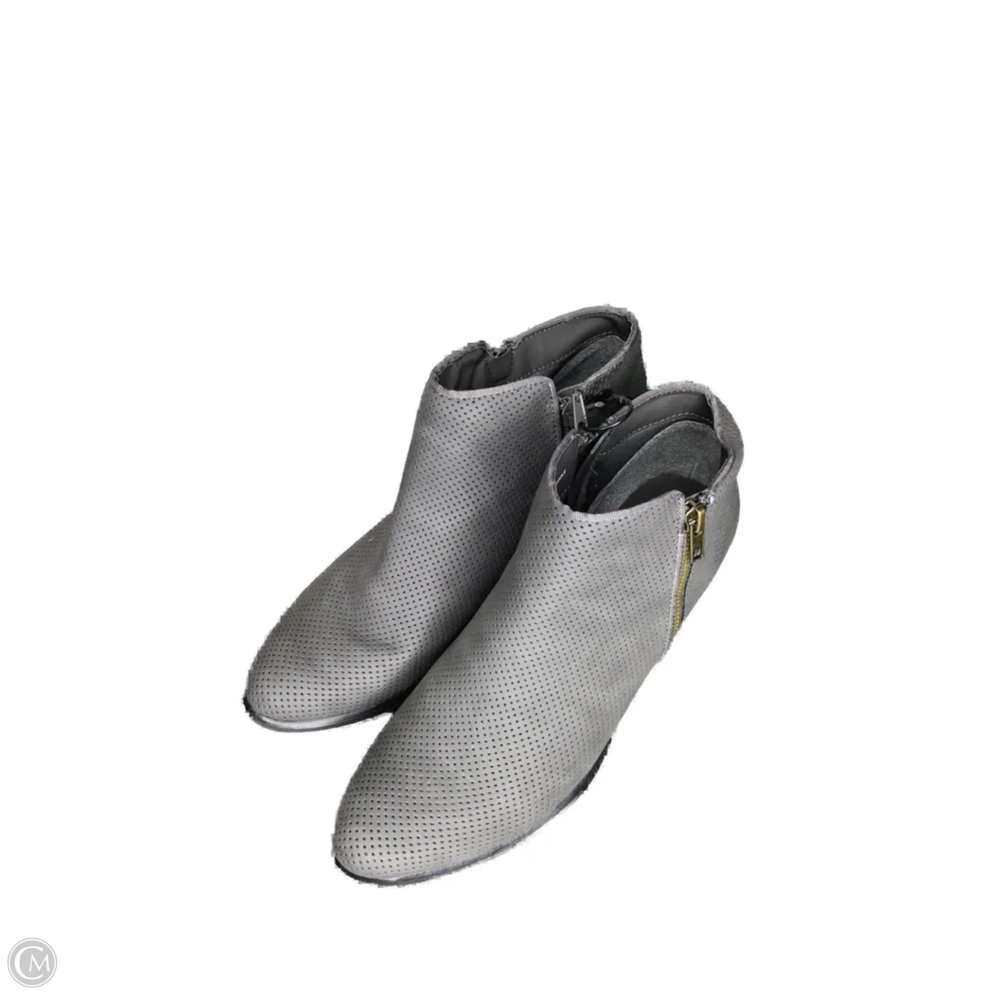 Boots Ankle Heels By Esprit In Grey, Size: 7.5