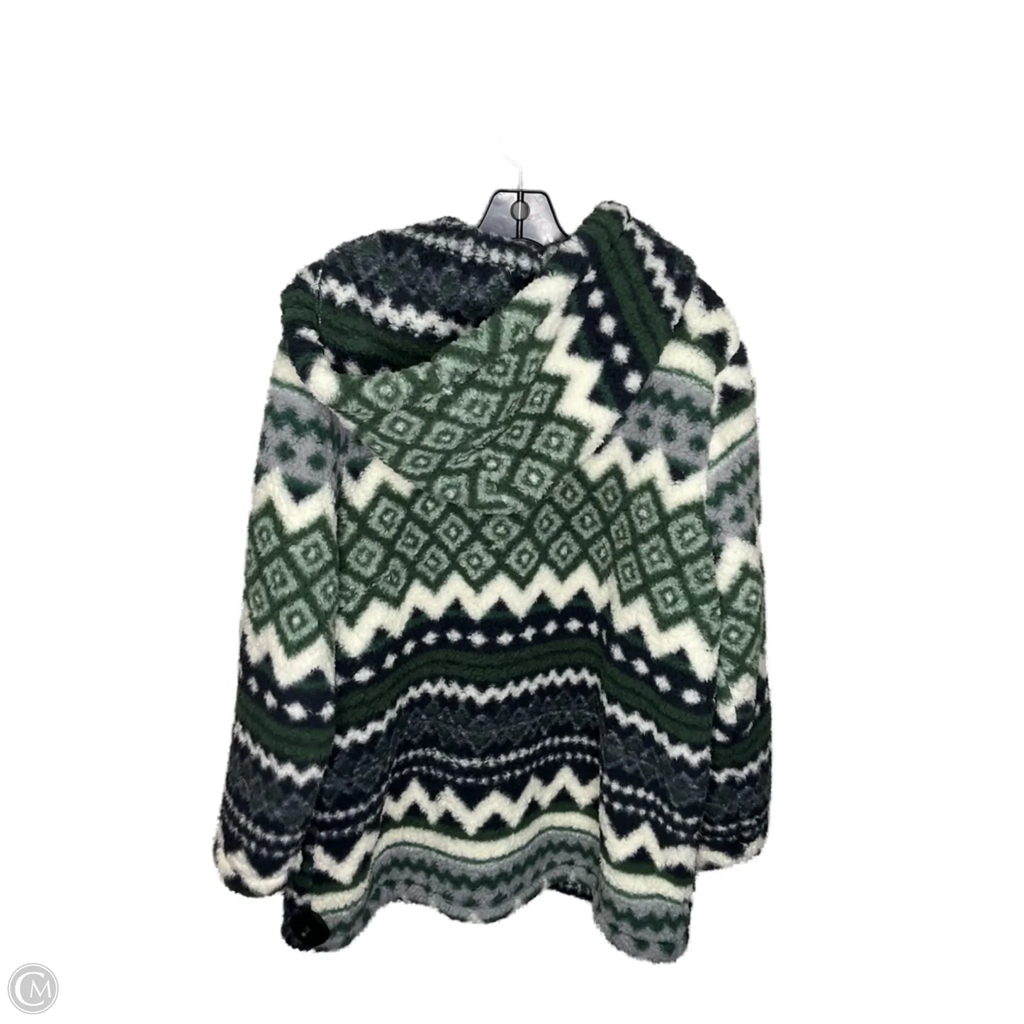 Jacket Fleece By Wrangler In Green, Size: Xl