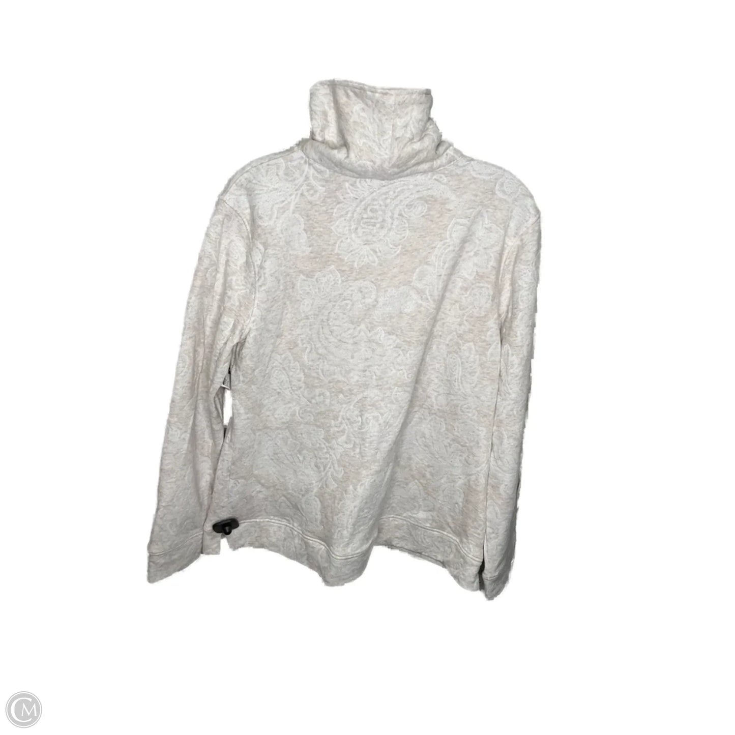 Athletic Jacket By Croft And Barrow In Cream, Size: L