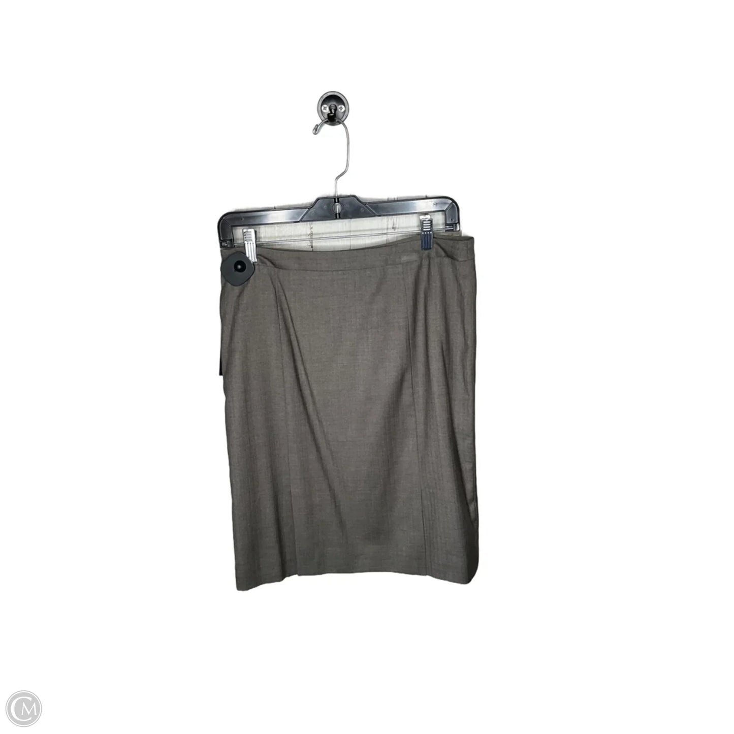 Skirt Midi By Anne Klein In Grey, Size: 6