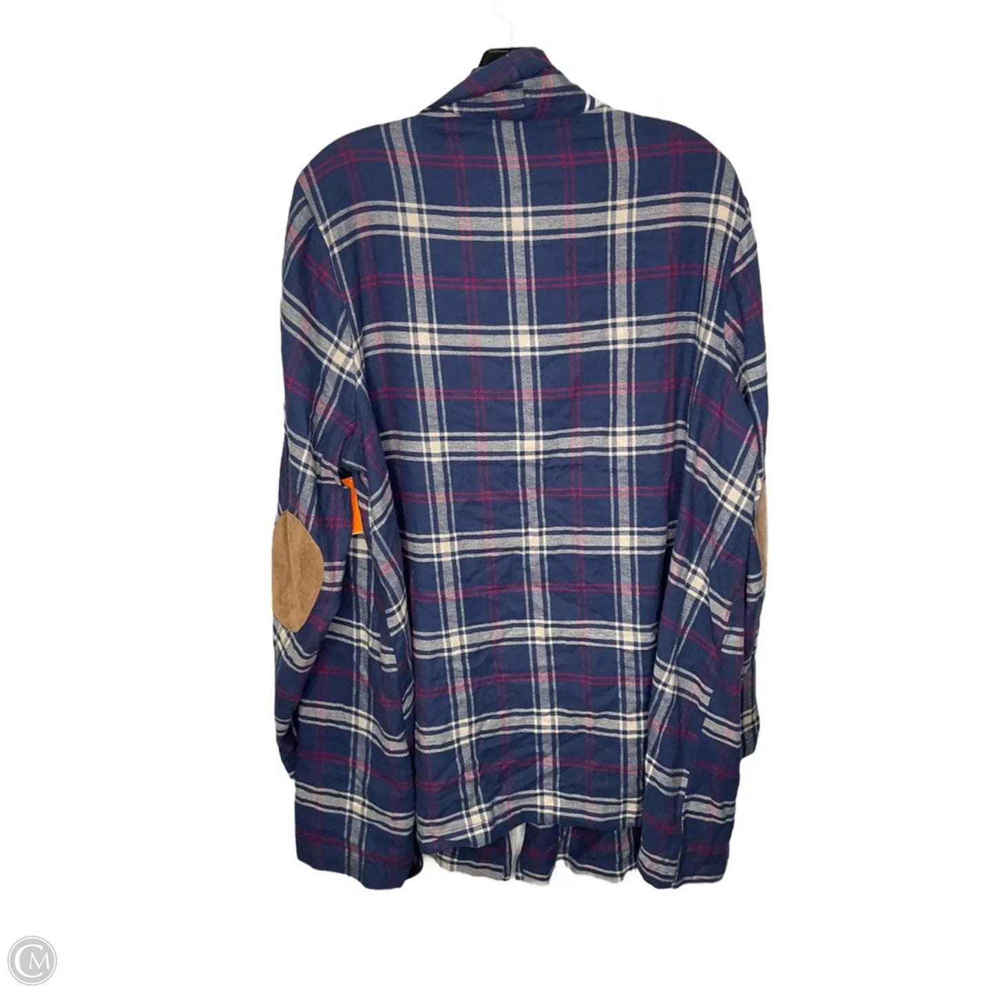 Top Long Sleeve By Cato In Navy, Size: 2x