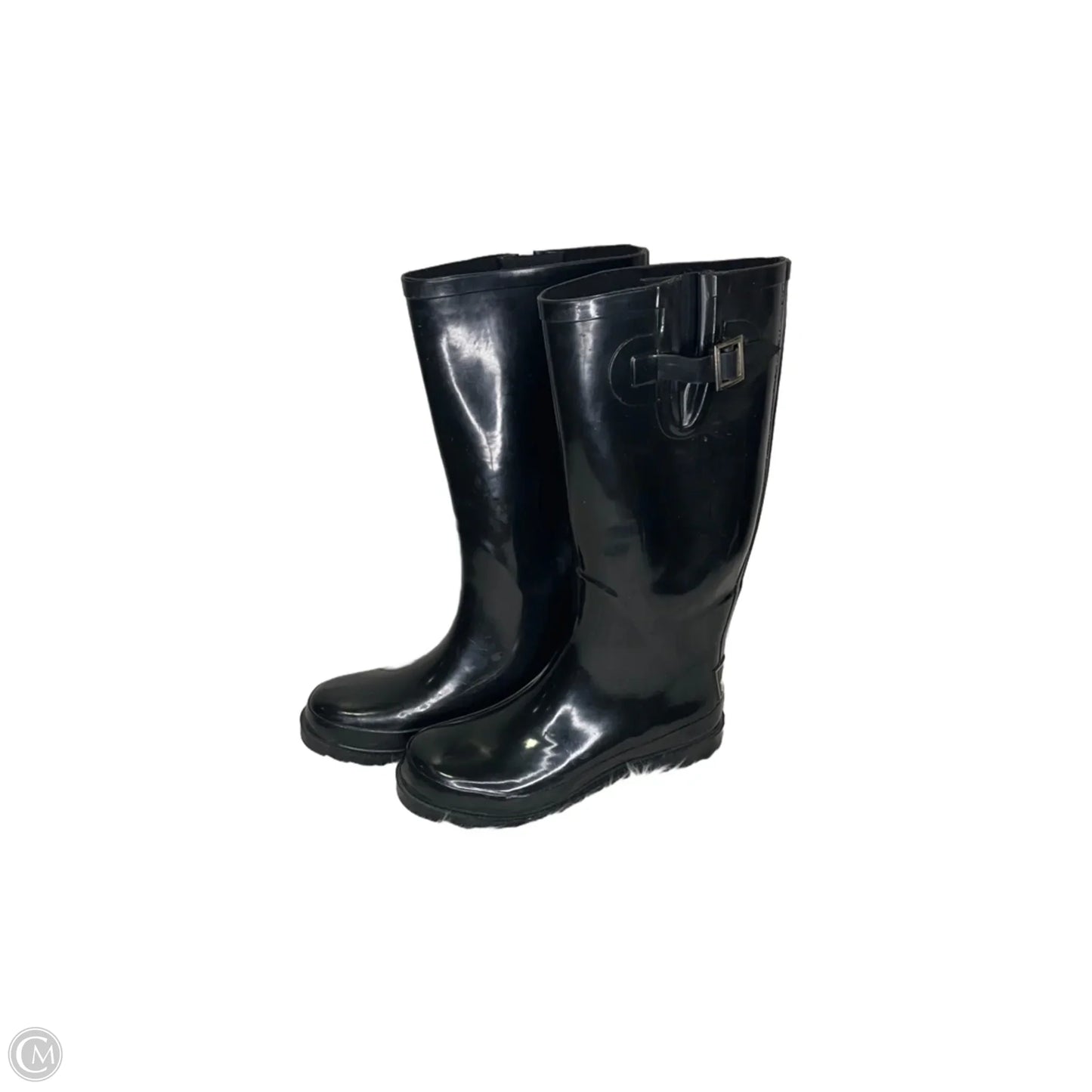 Boots Rain By Clothes Mentor In Black, Size: 7