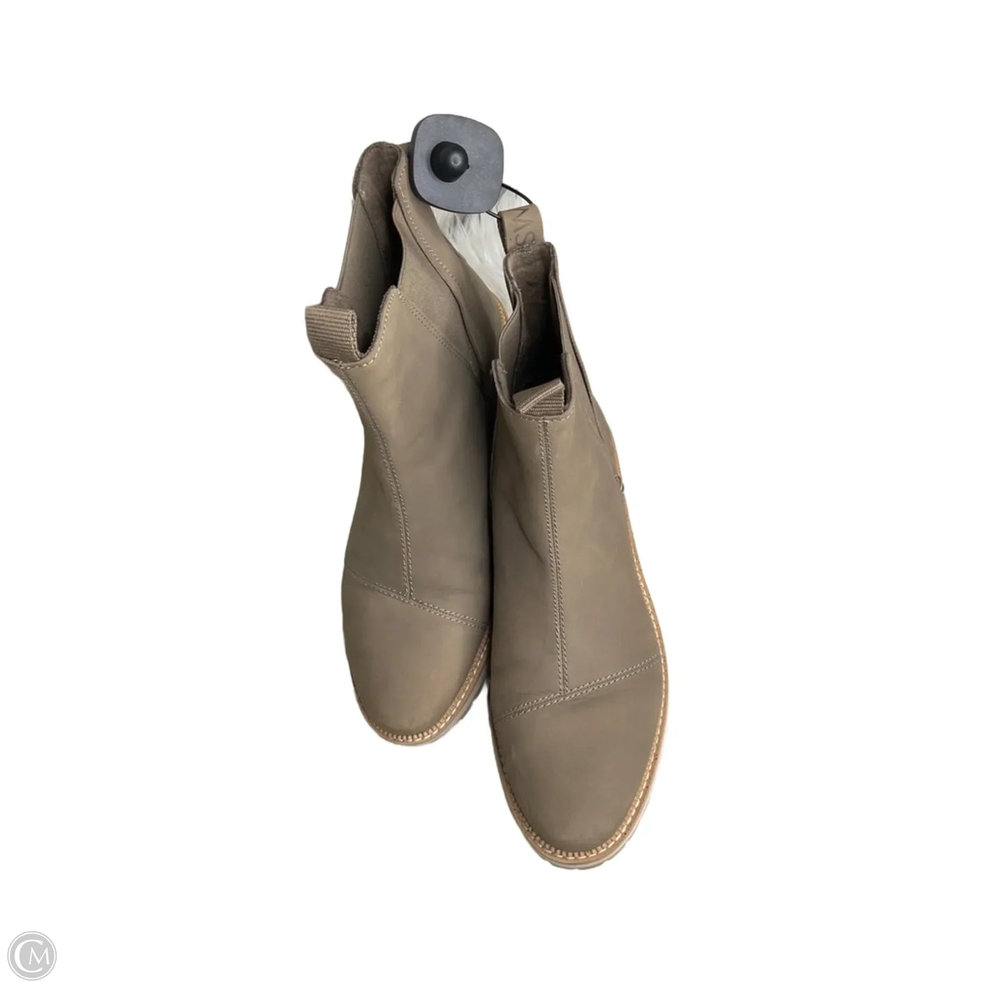 Boots Ankle Flats By Toms In Brown, Size: 9