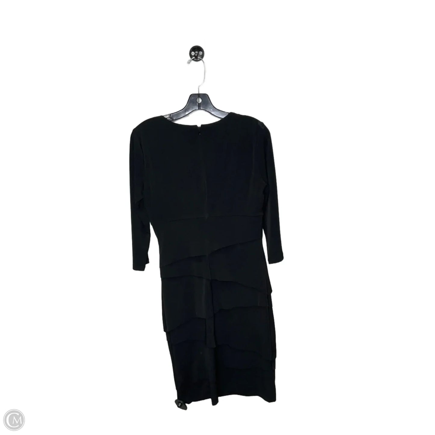 Dress Casual Midi By White House Black Market In Black, Size: 8
