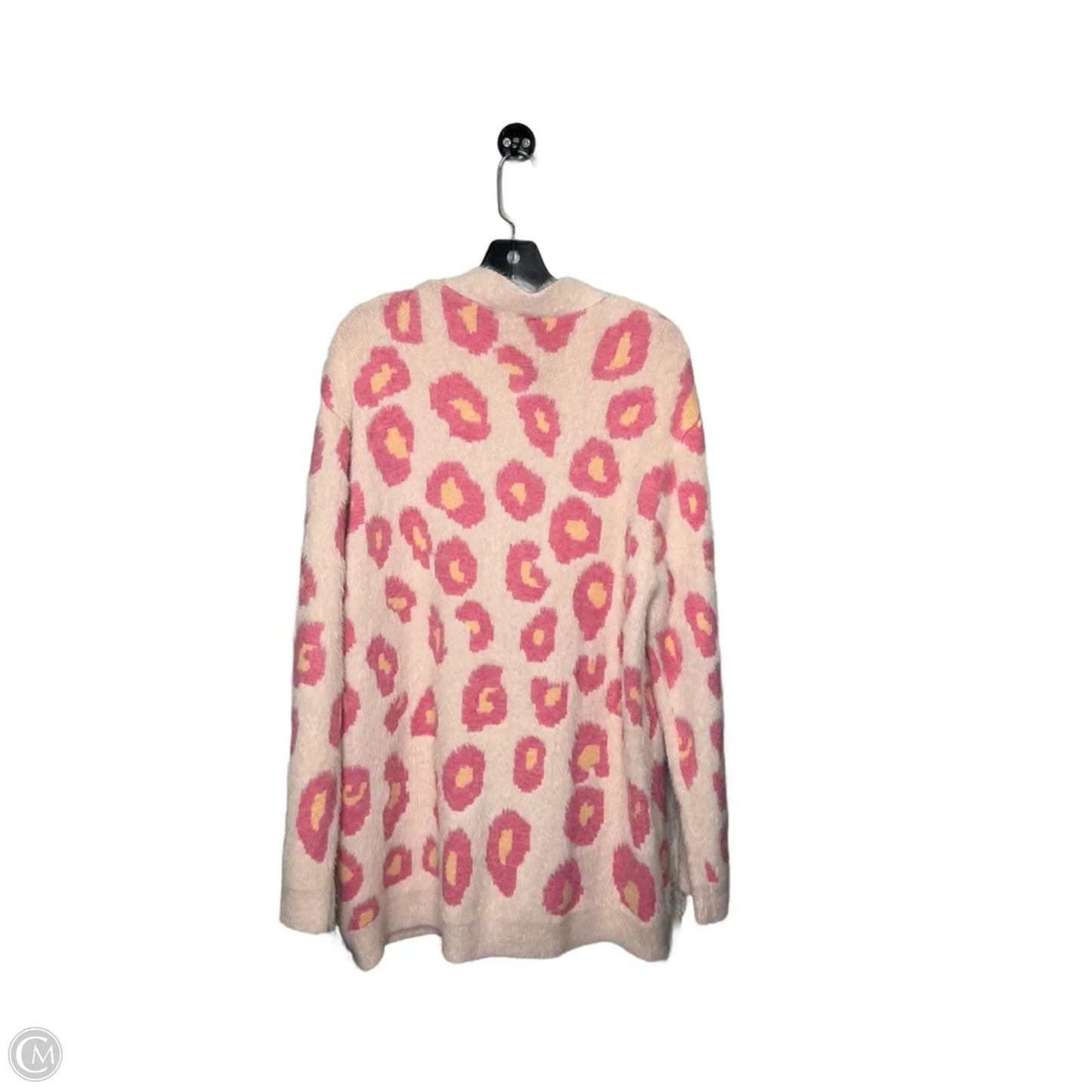 Cardigan By Clothes Mentor In Pink, Size: M