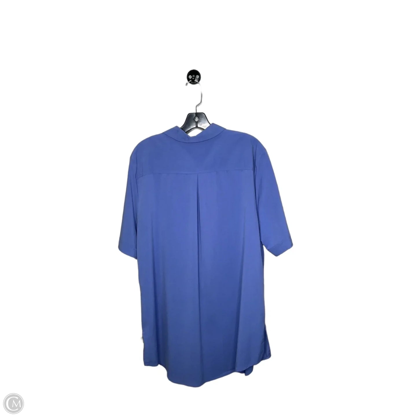 Top Short Sleeve By Chicos In Blue, Size: Xl