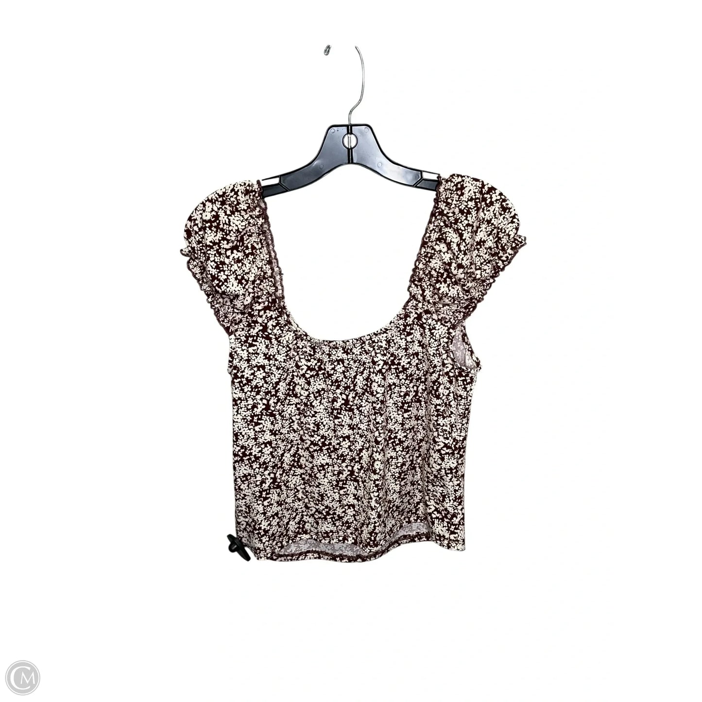 Top Short Sleeve By Wallflower In Floral Print, Size: Xl