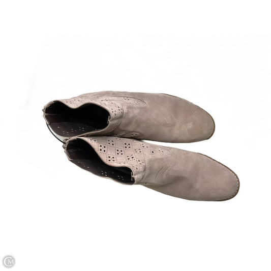 Boots Ankle Heels By Cole-haan In Tan, Size: 9.5