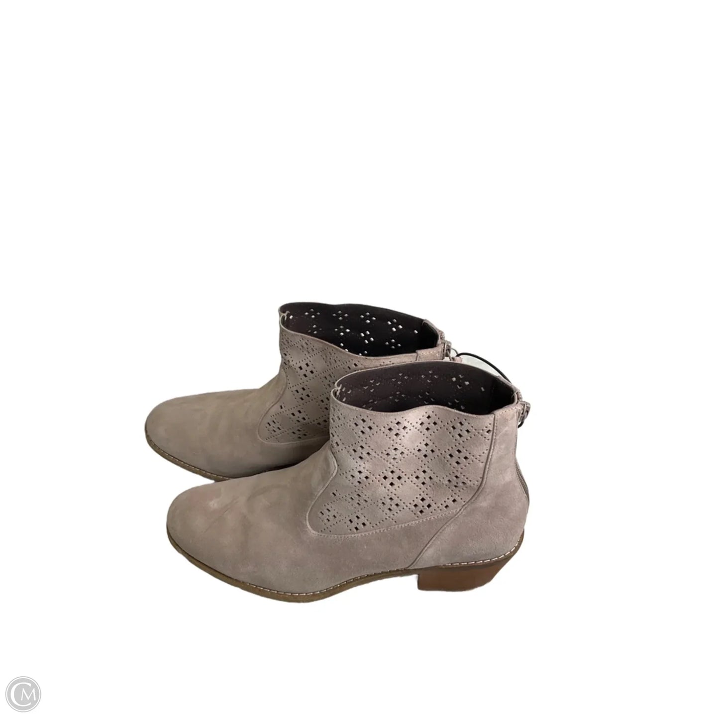 Boots Ankle Heels By Cole-haan In Tan, Size: 9.5