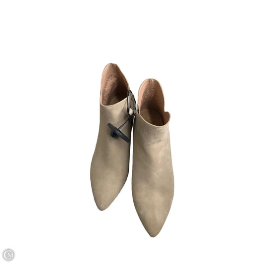 Boots Ankle Heels By Cole-haan In Tan, Size: 10