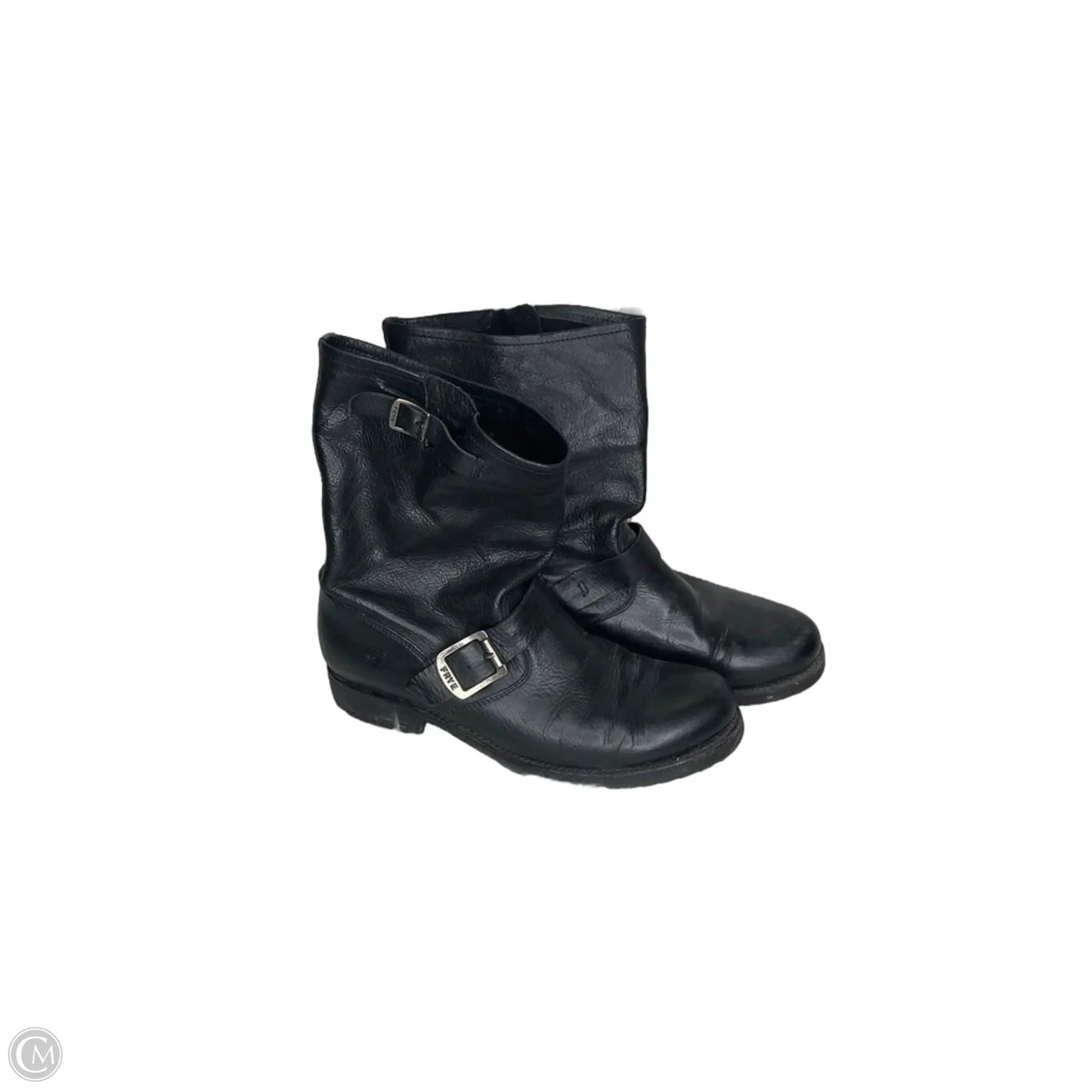 Boots Designer By Frye In Black, Size: 8