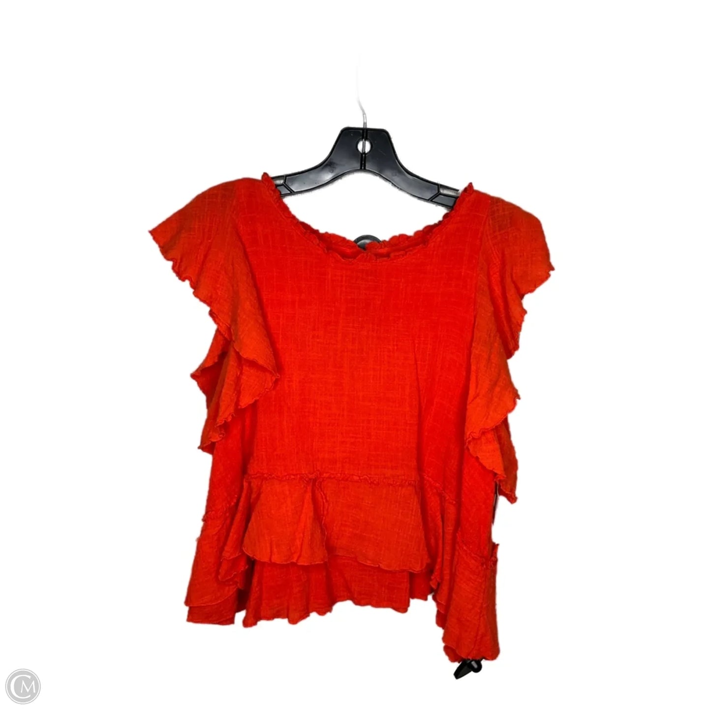 Top Sleeveless By Maeve In Orange, Size: M