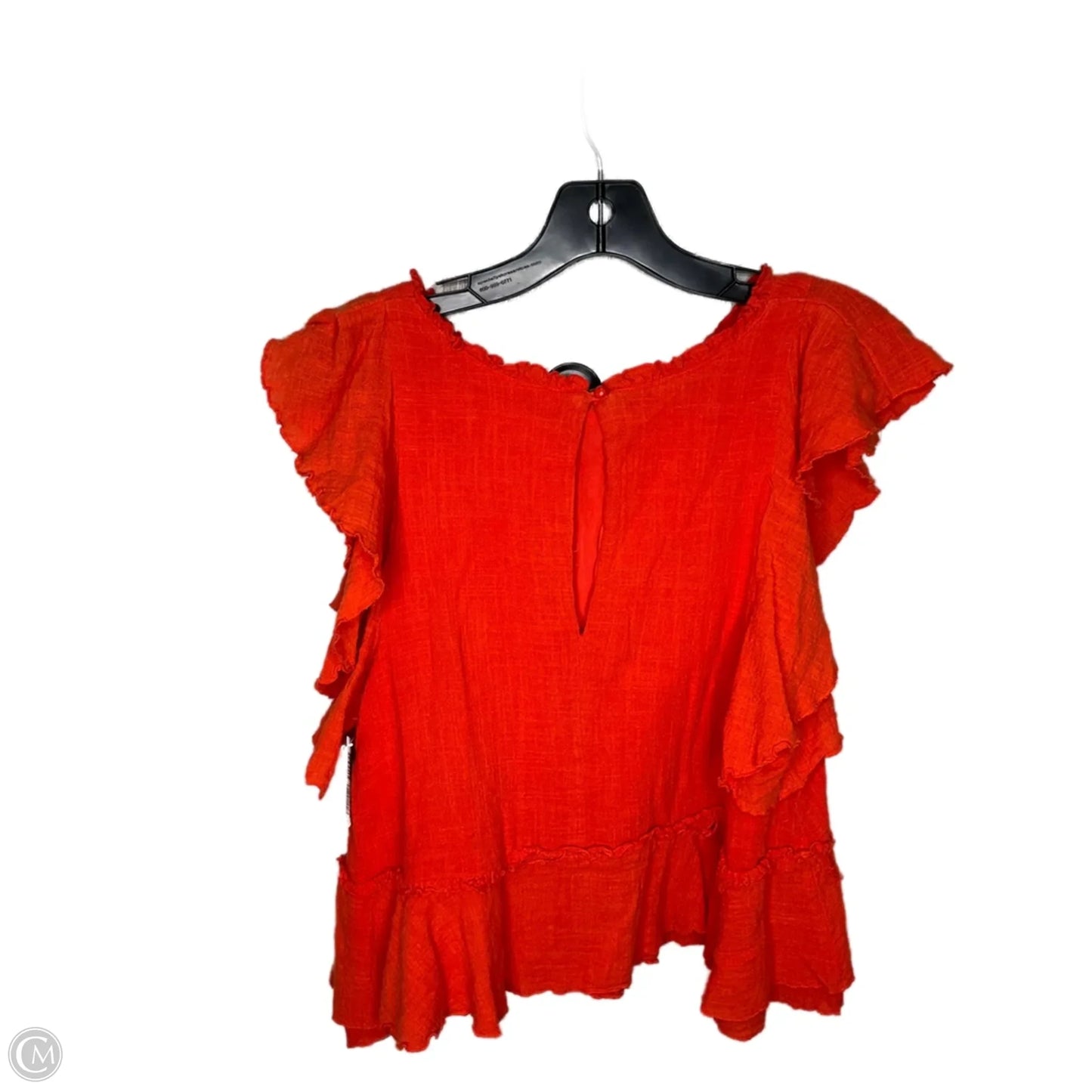 Top Sleeveless By Maeve In Orange, Size: M