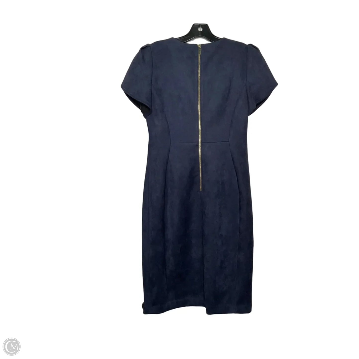 Dress Casual Midi By Calvin Klein In Navy, Size: M