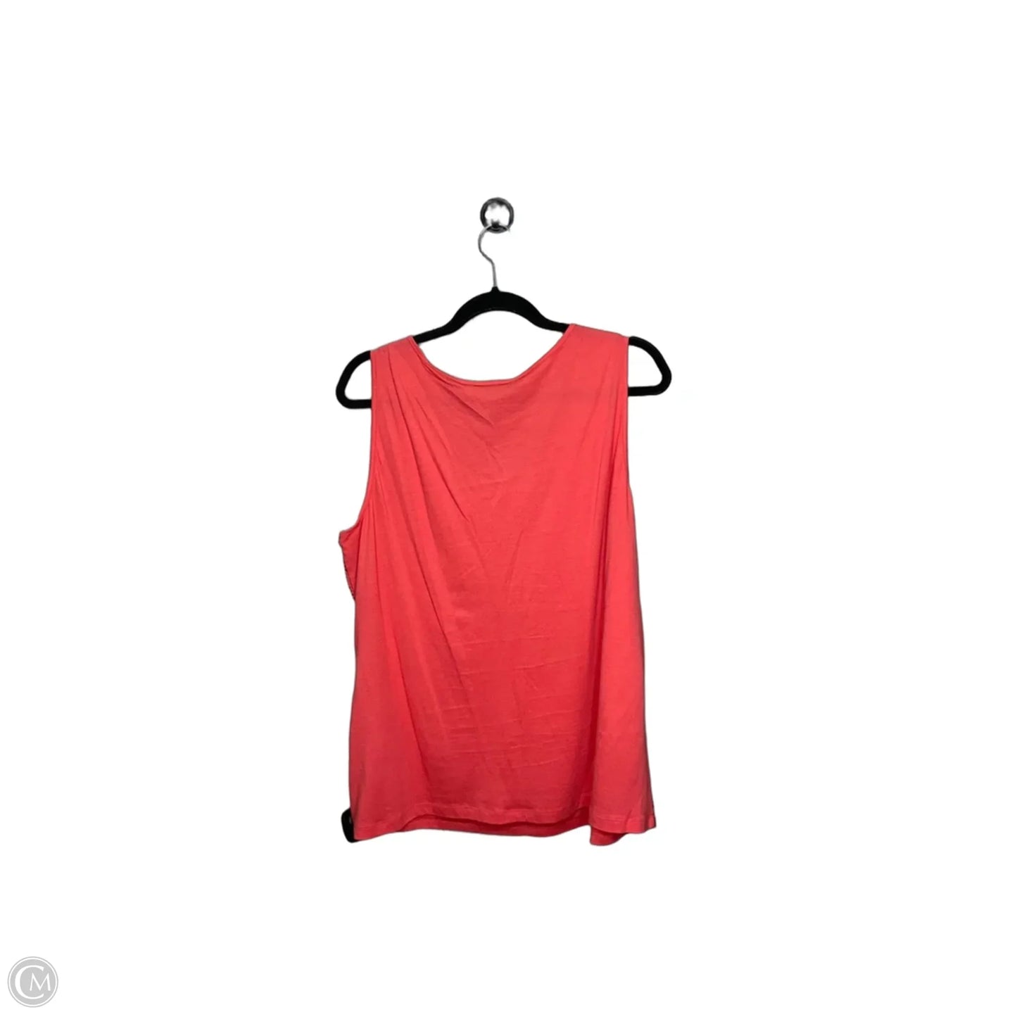 Top Sleeveless By Dana Buchman In Pink, Size: 1x