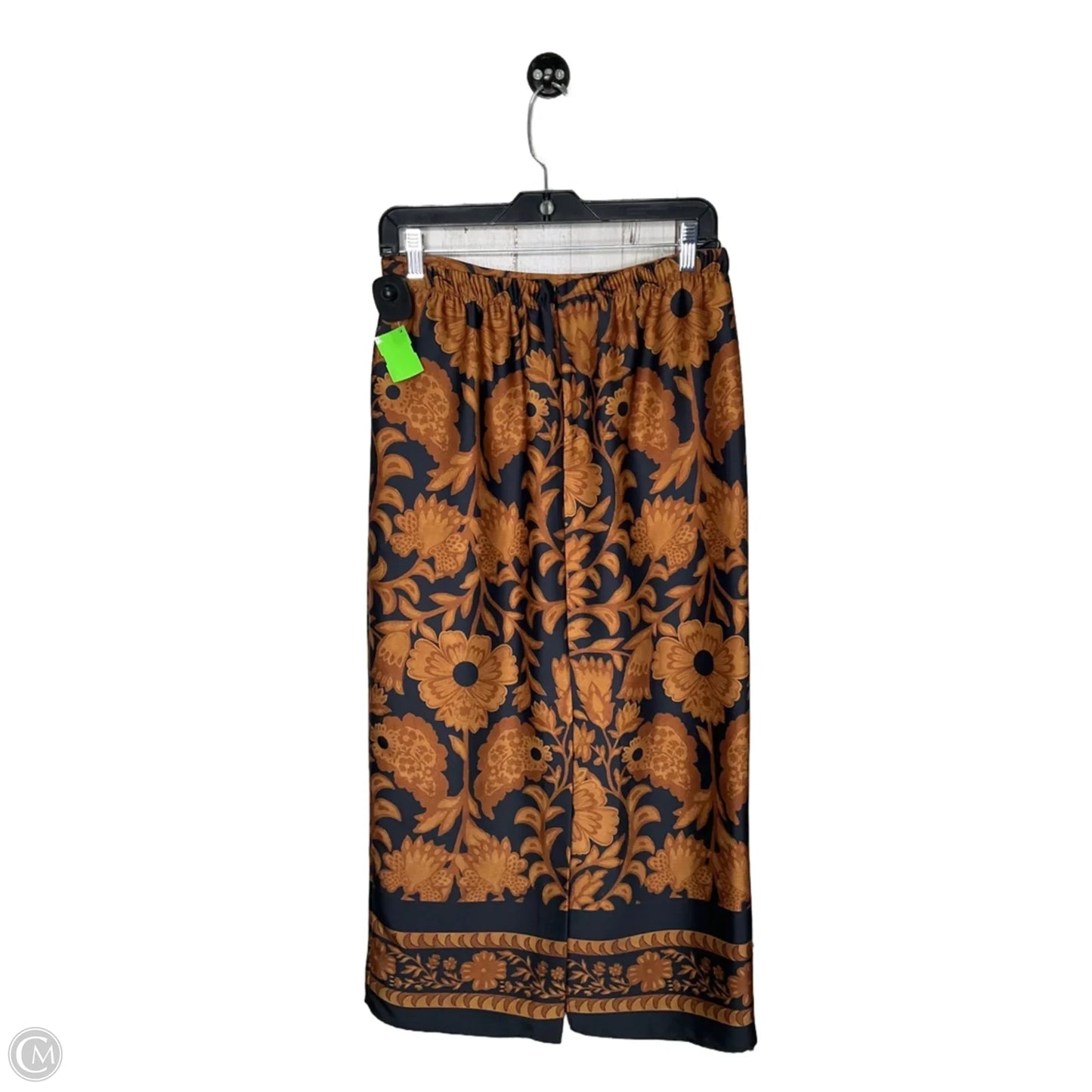 Skirt Midi By Alex Marie In Black & Brown, Size: 4