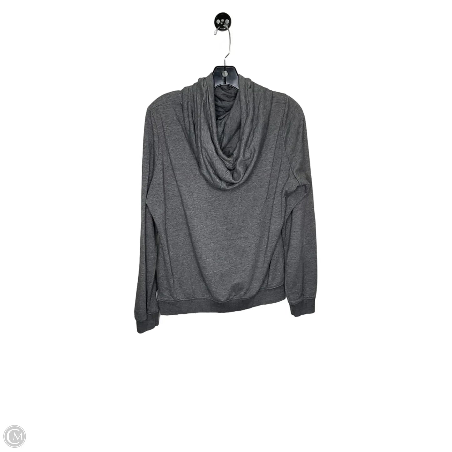 Sweatshirt Hoodie By Nike In Grey, Size: M