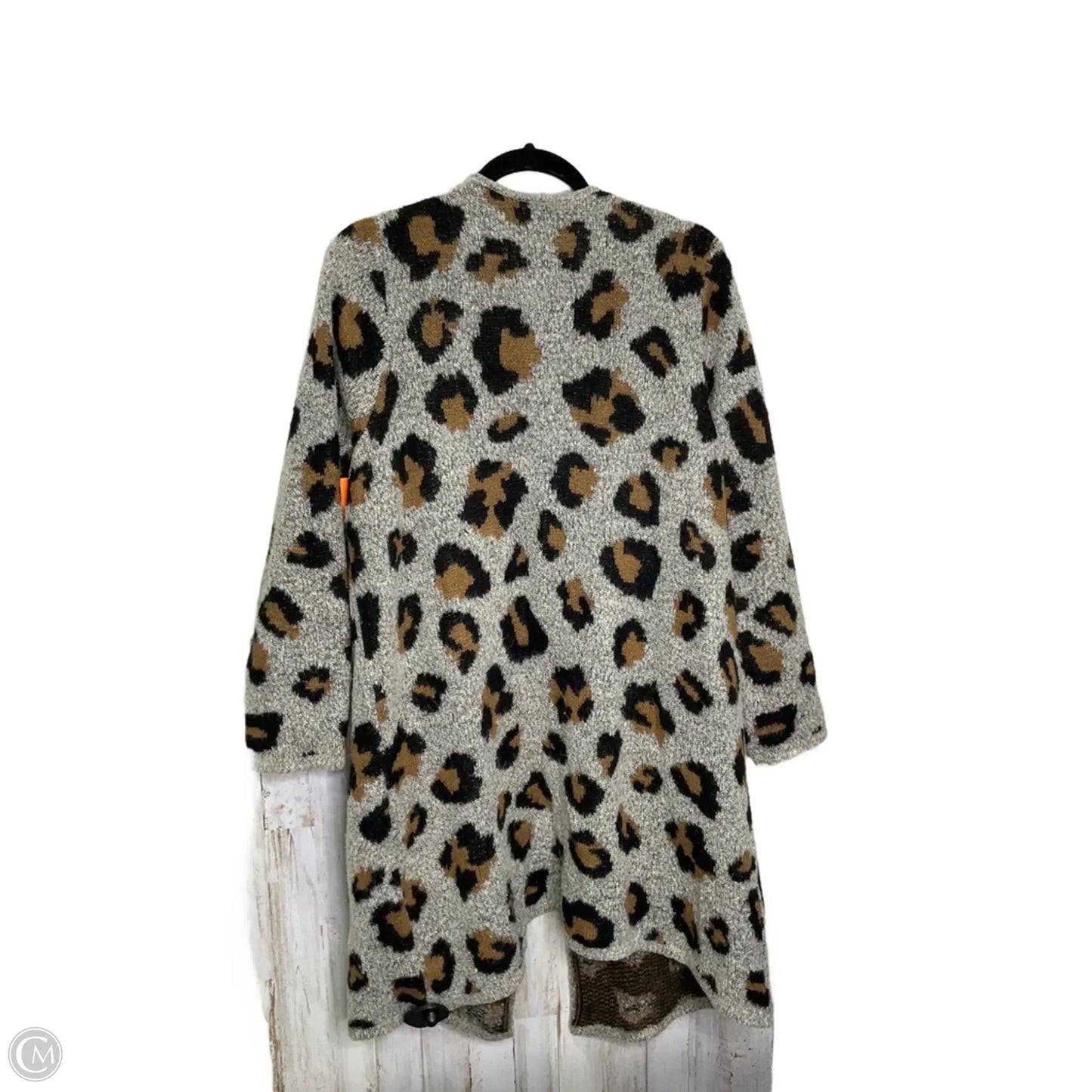 Cardigan By Evri In Animal Print, Size: 0x