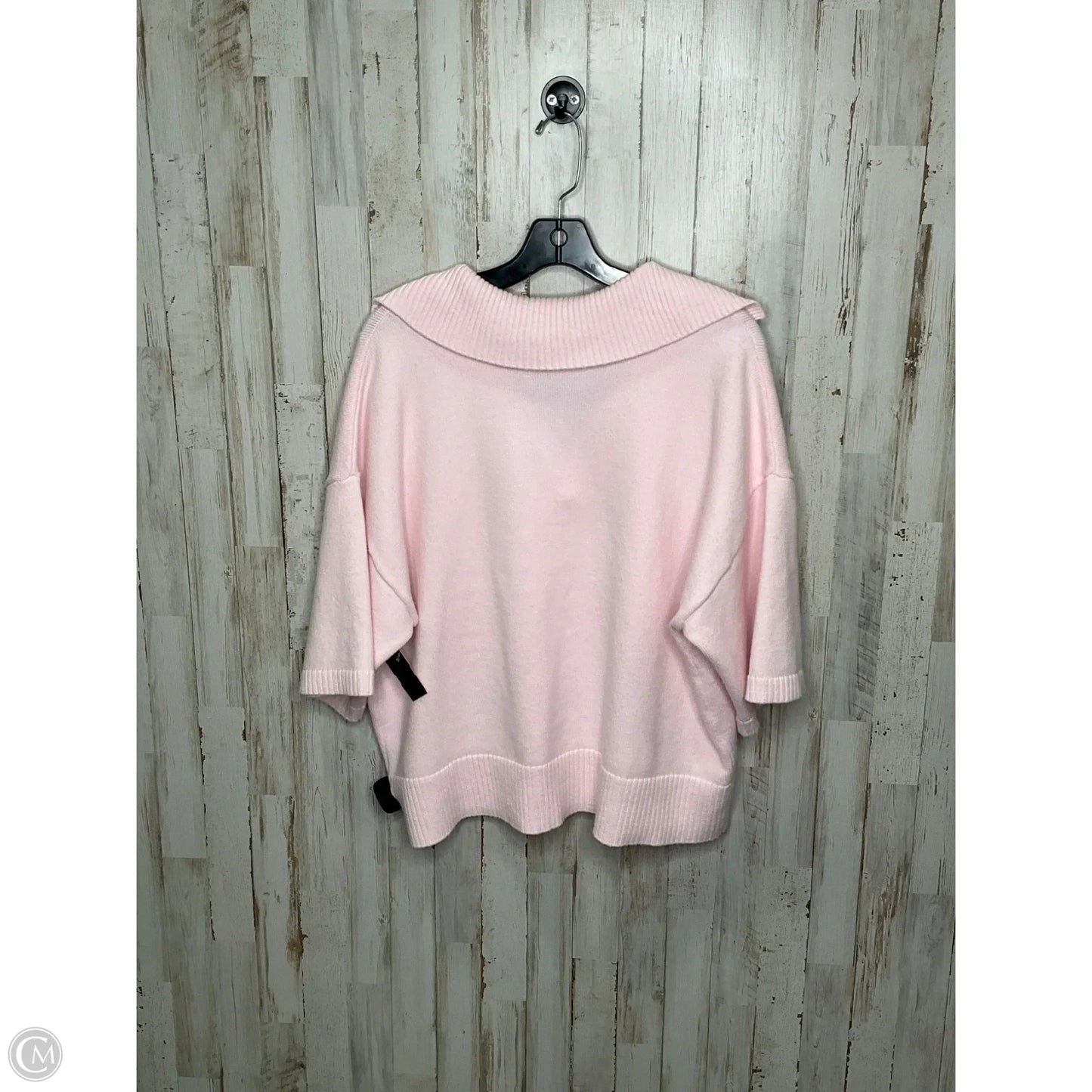 Top Short Sleeve By Marled In Pink, Size: Xl