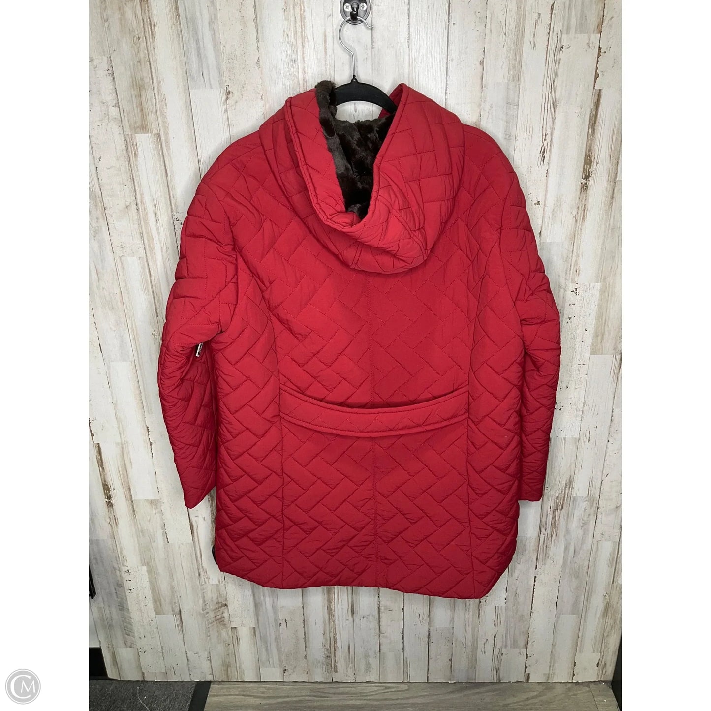 Coat Puffer & Quilted By Clothes Mentor In Red, Size: M