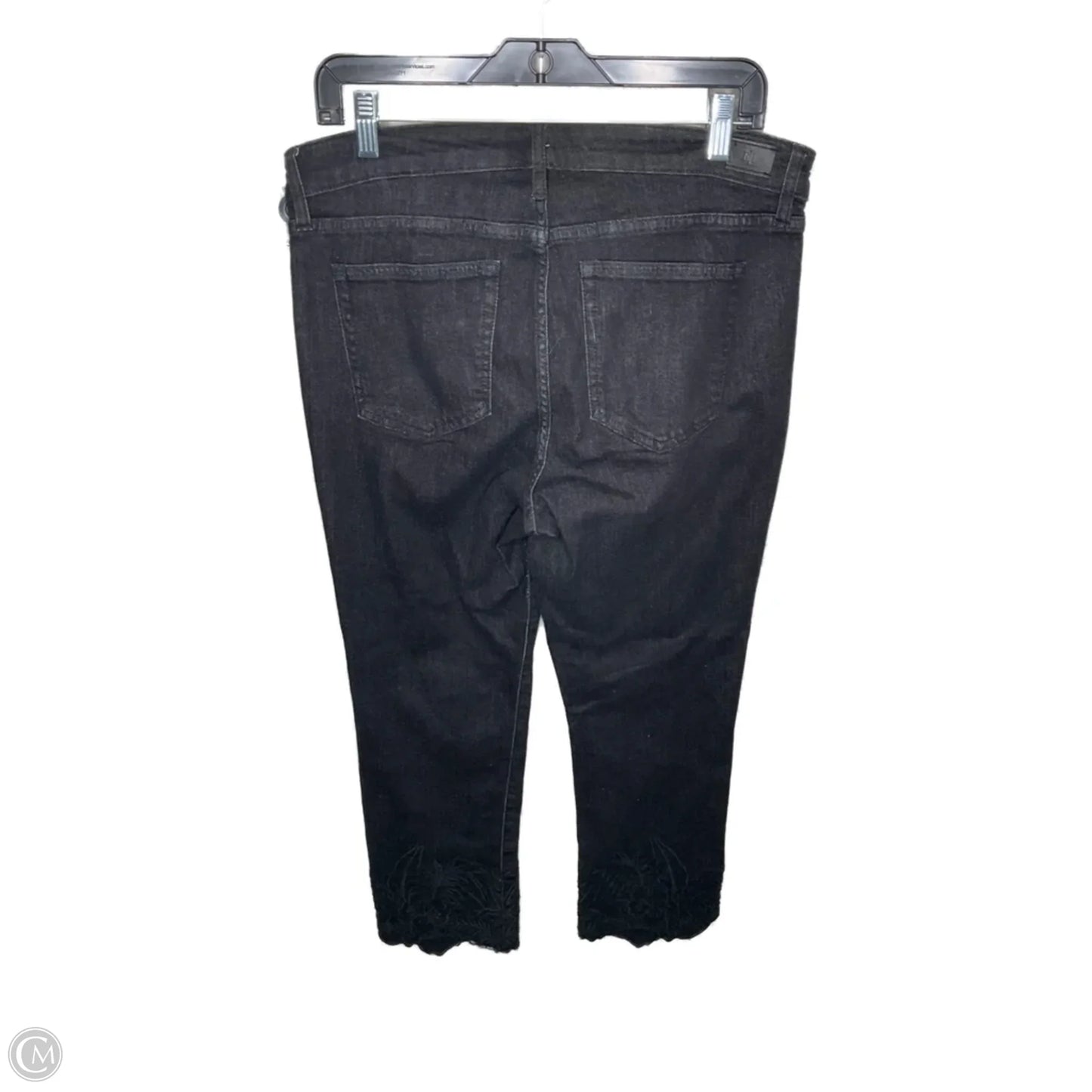 Jeans Cropped By Ralph Lauren In Black, Size: 12