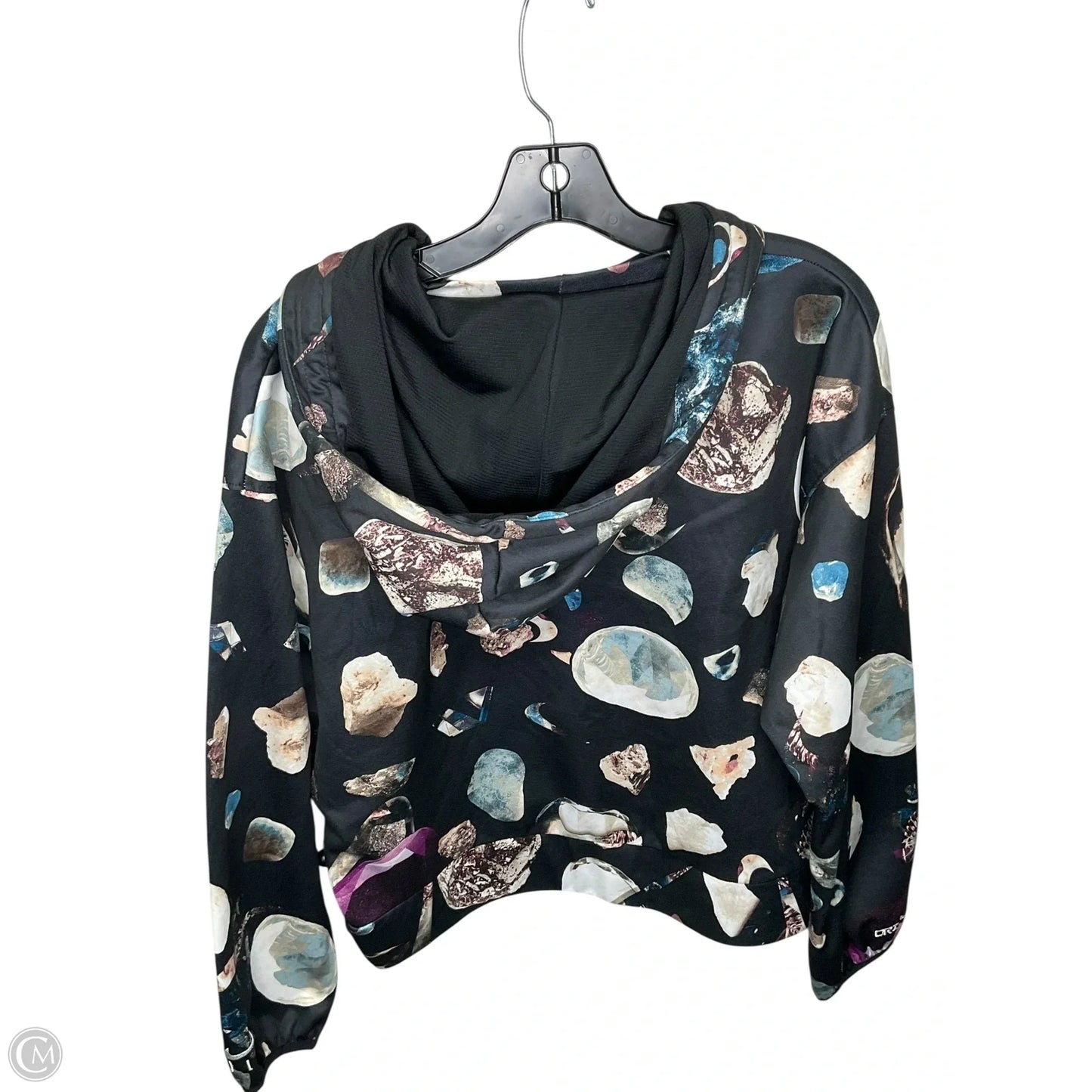 Athletic Sweatshirt Hoodie By Nike Apparel In Black, Size: M