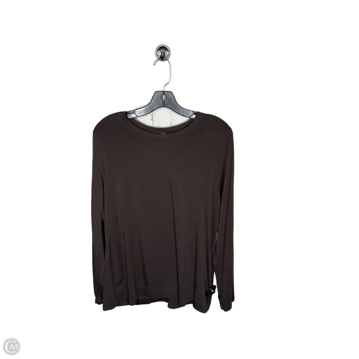 Athletic Top Long Sleeve Crewneck By Athleta In Brown, Size: Xl