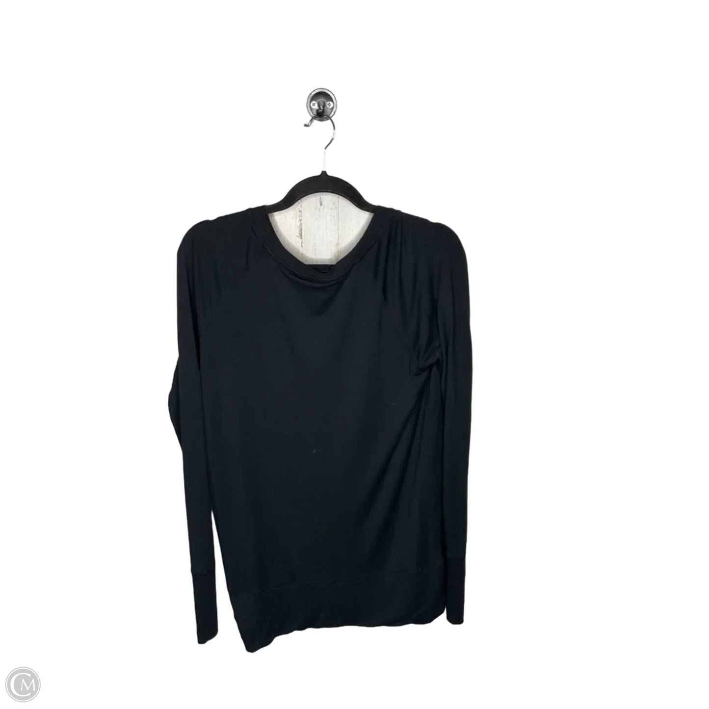 Athletic Top Long Sleeve Crewneck By Athleta In Black, Size: M