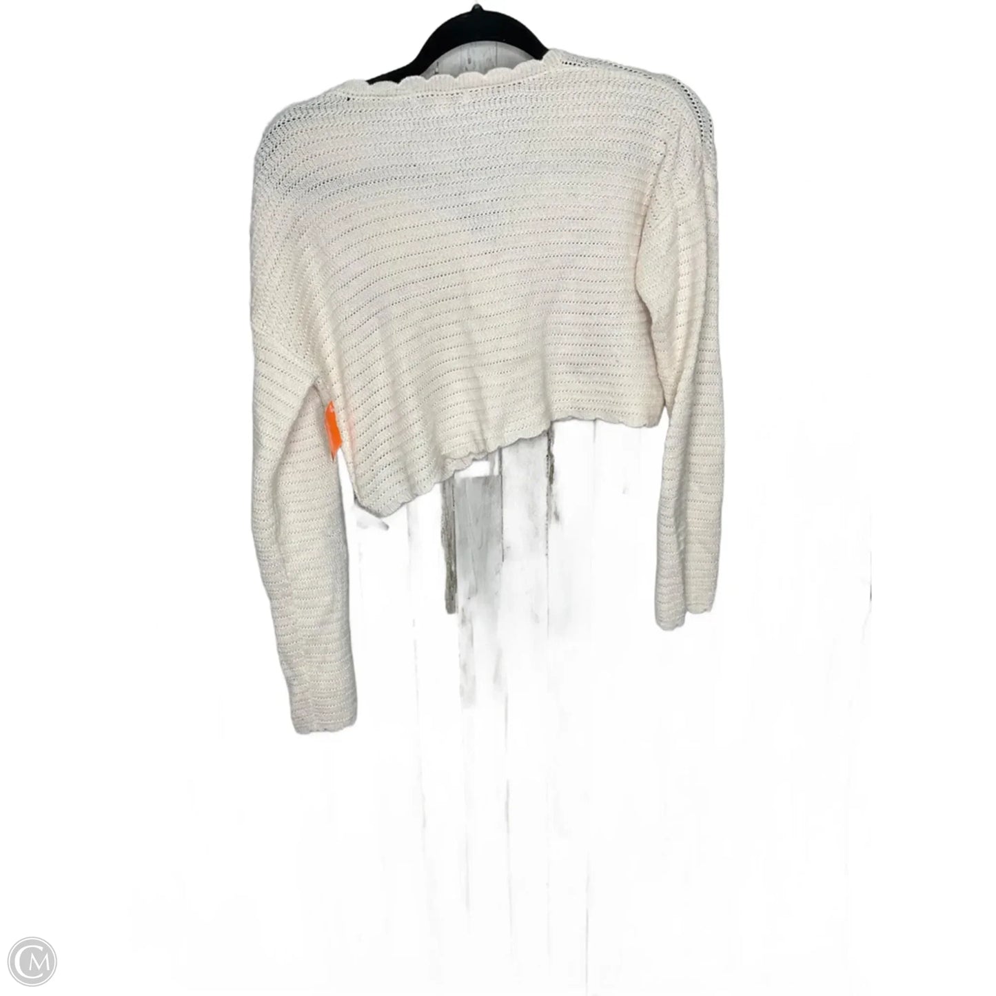 Cardigan By Clothes Mentor In Cream, Size: S