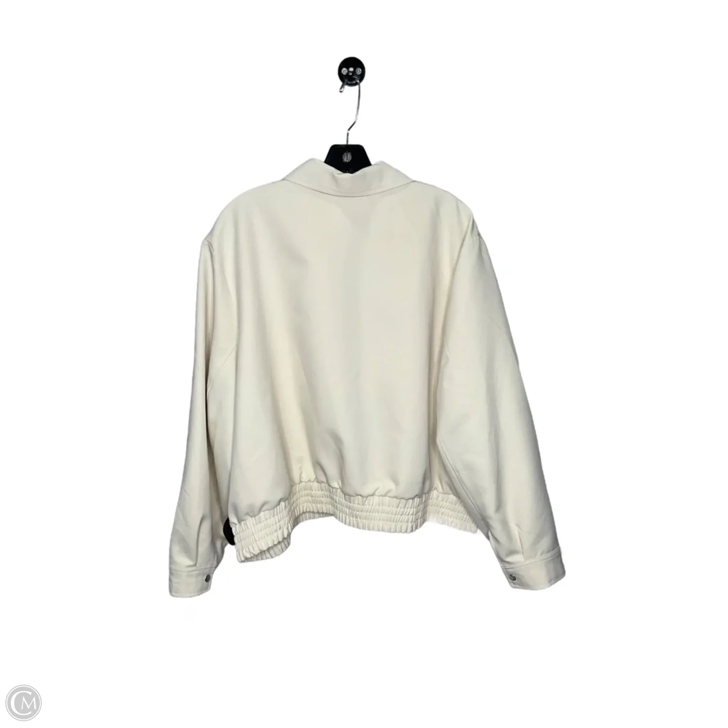 Jacket Moto By Ophelia Roe In Cream, Size: 3x