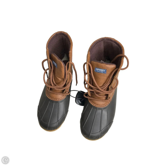 Boots Rain By Sperry In Brown, Size: 6