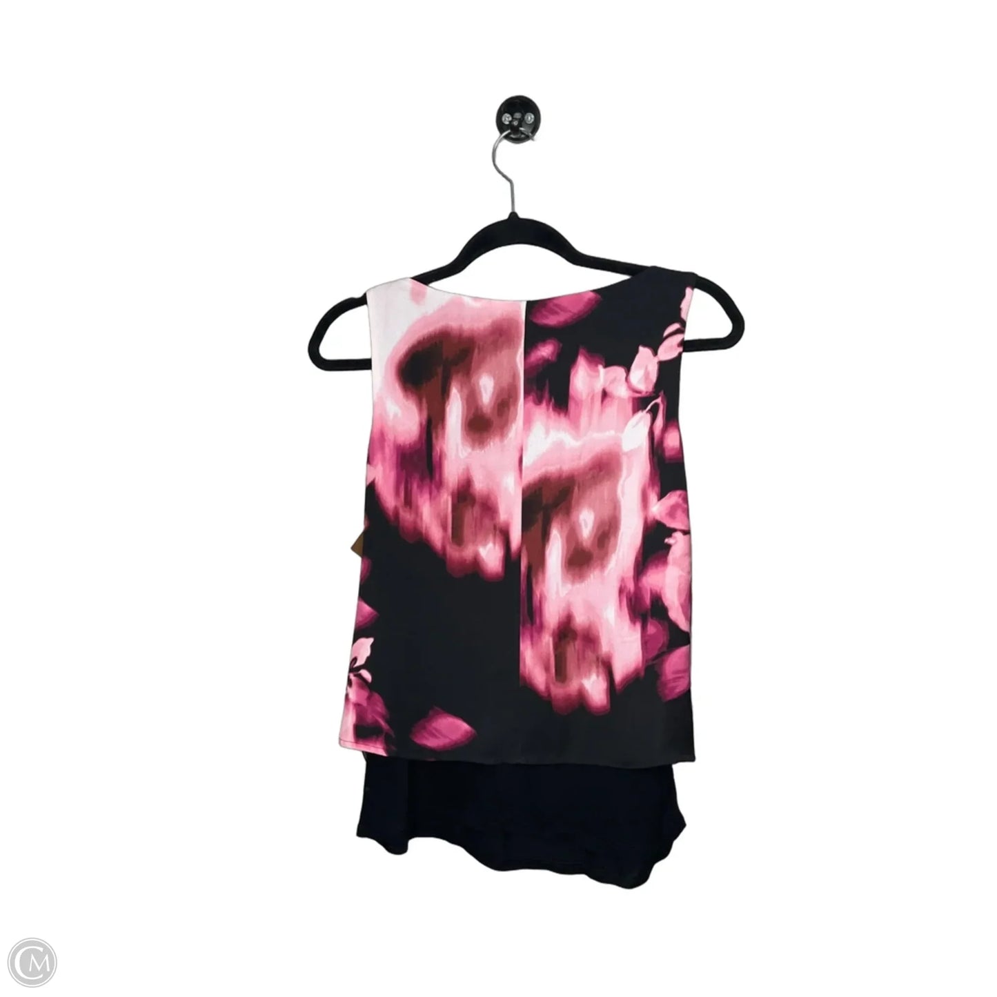Top Sleeveless By Jennifer Lopez In Black & Pink, Size: Xs