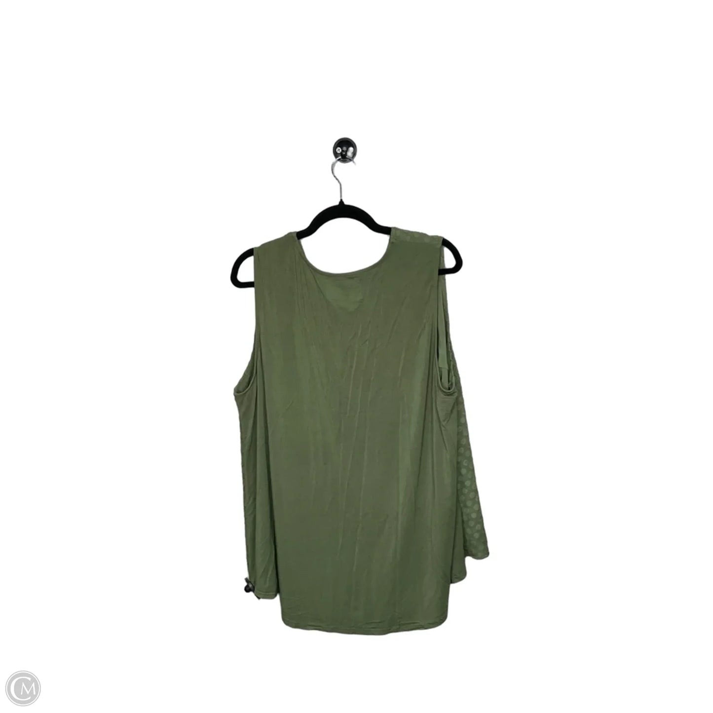 Top Sleeveless By Market & Spruce In Green, Size: 3x