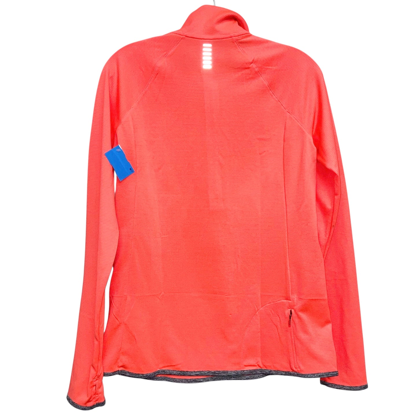 Athletic Top Ls Collar By Under Armour In Orange, Size:M