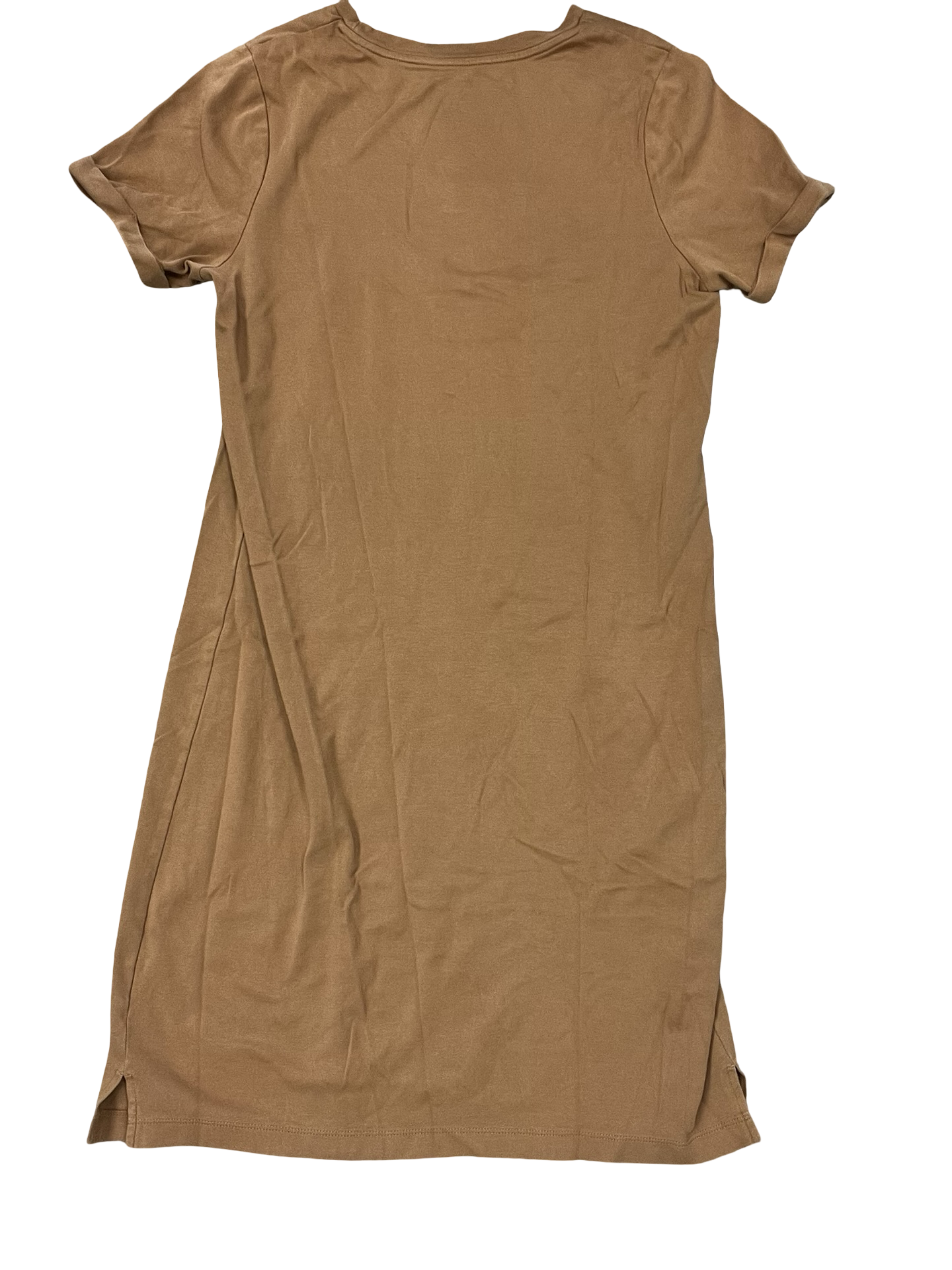 Dress Casual Midi By A New Day In Gold, Size:M