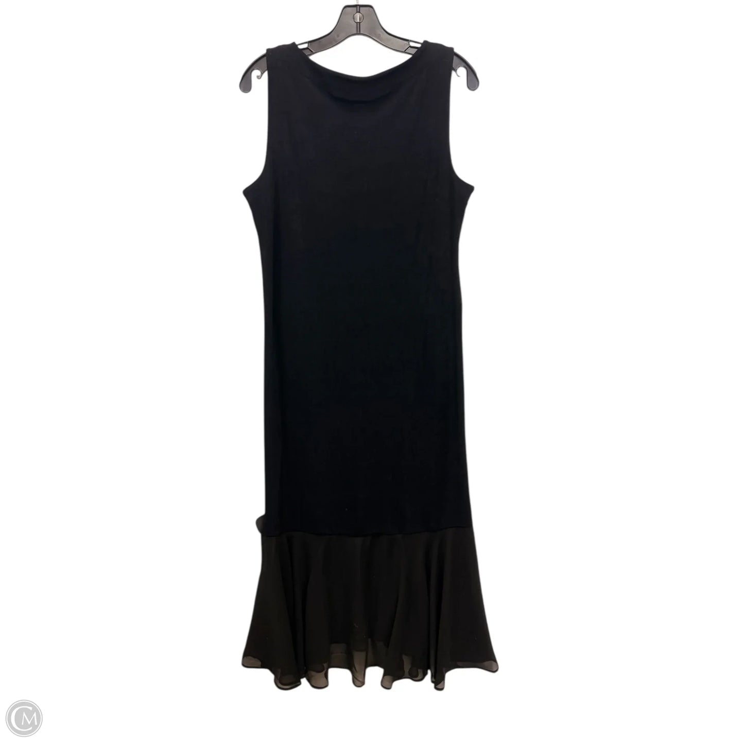 Dress Casual Maxi By Chicos In Black, Size: M