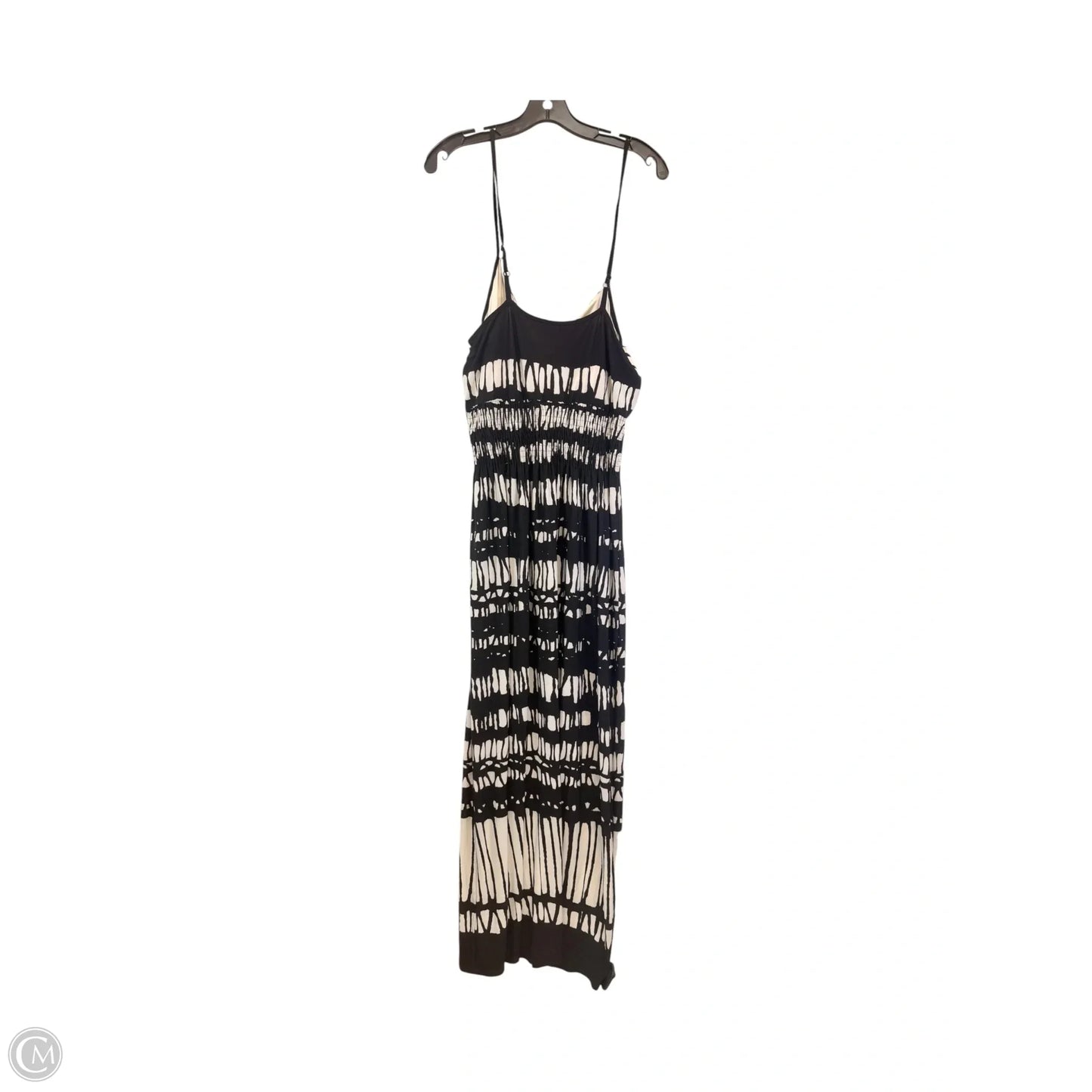 Dress Casual Maxi By Snap In Black & Cream, Size: 2x
