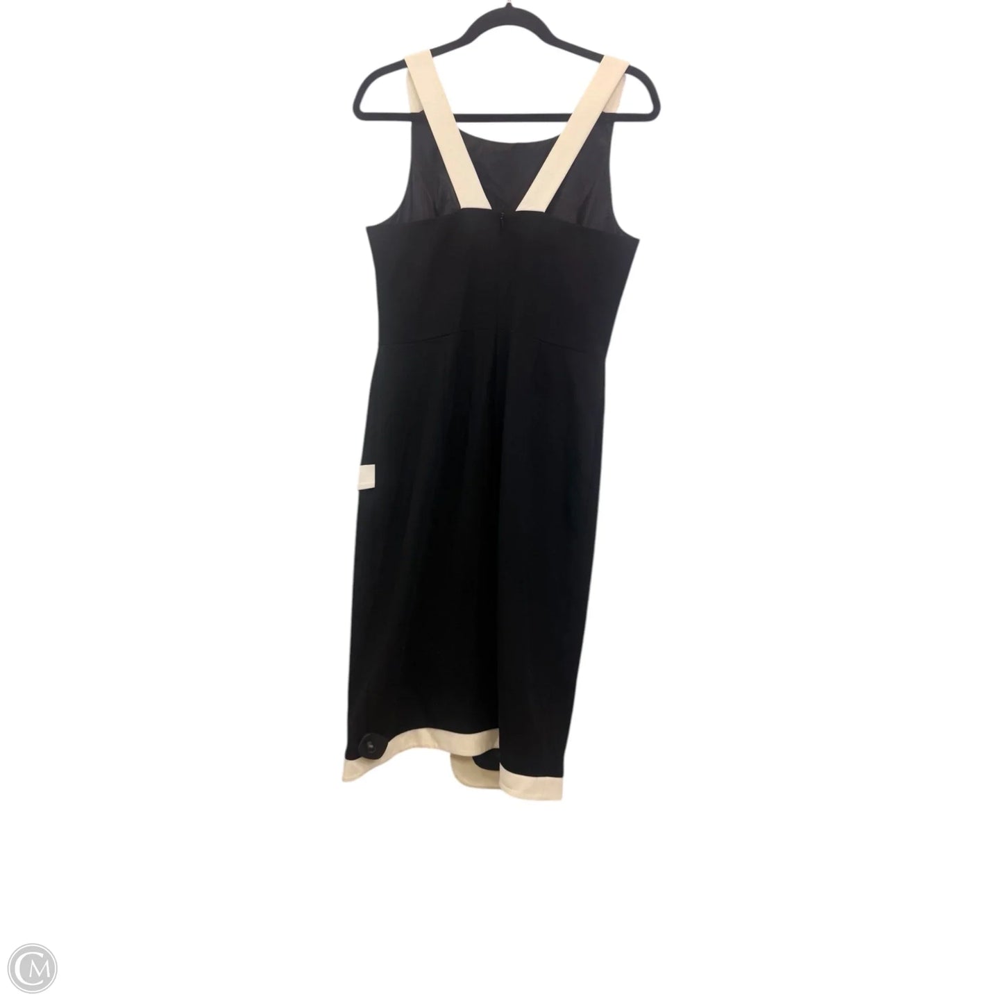 Dress Casual Maxi By Black Halo In Black & Cream, Size: M