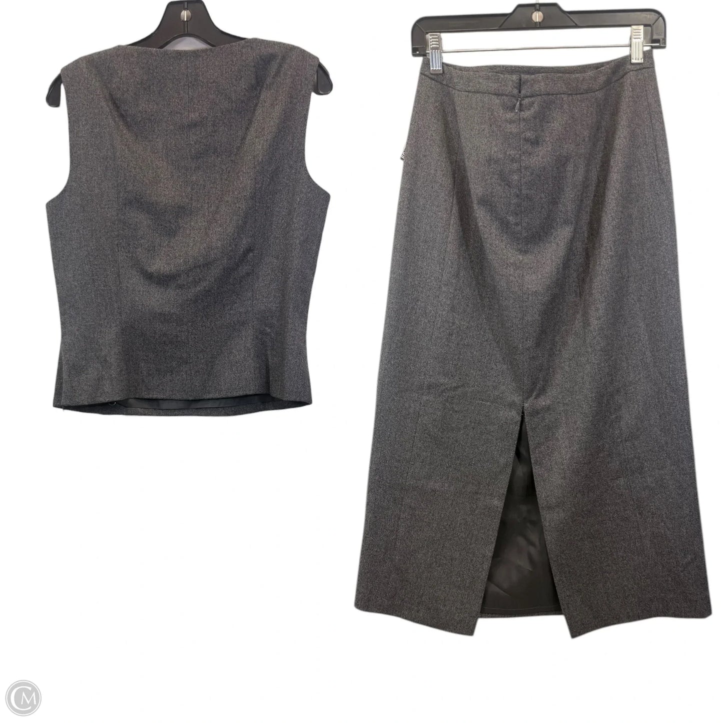 Skirt Set 2pc By J. Crew In Grey, Size: L