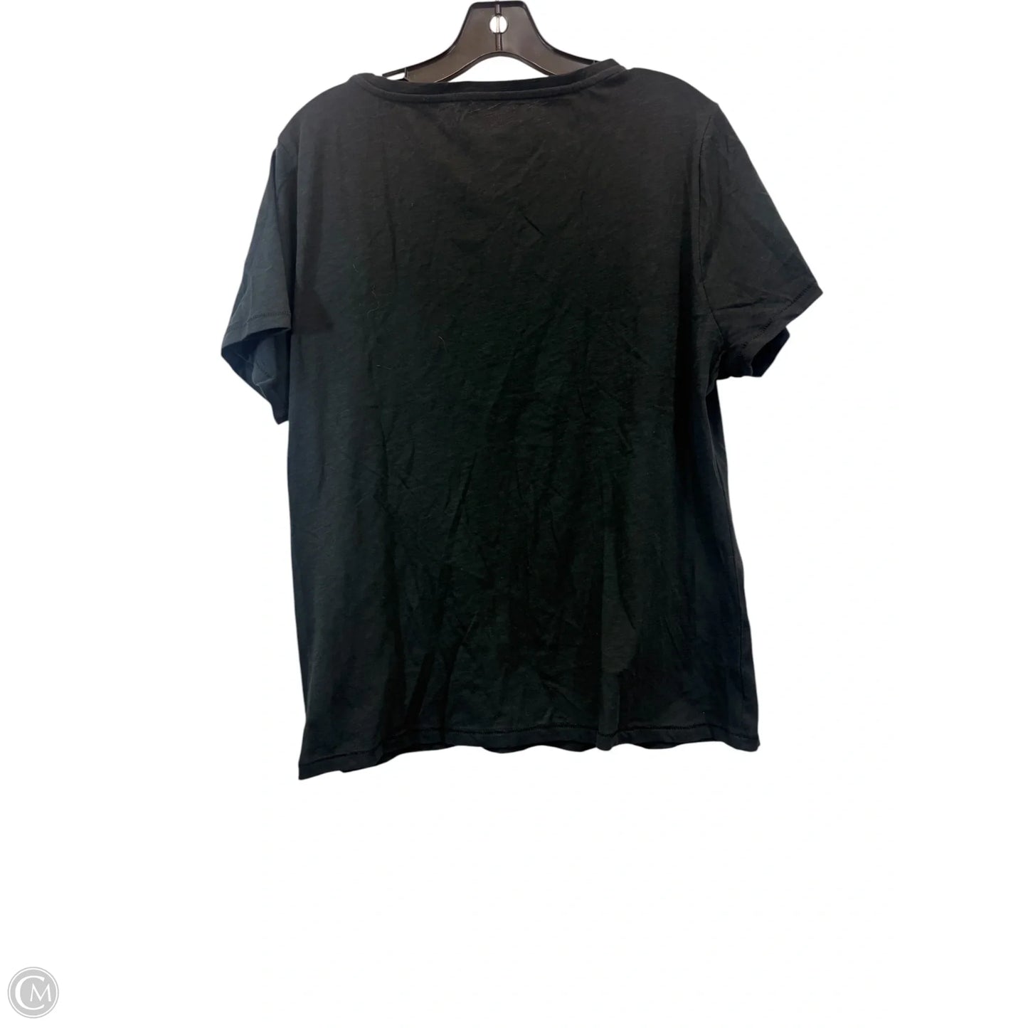 Top Short Sleeve Basic By J. Crew In Black, Size: Xl