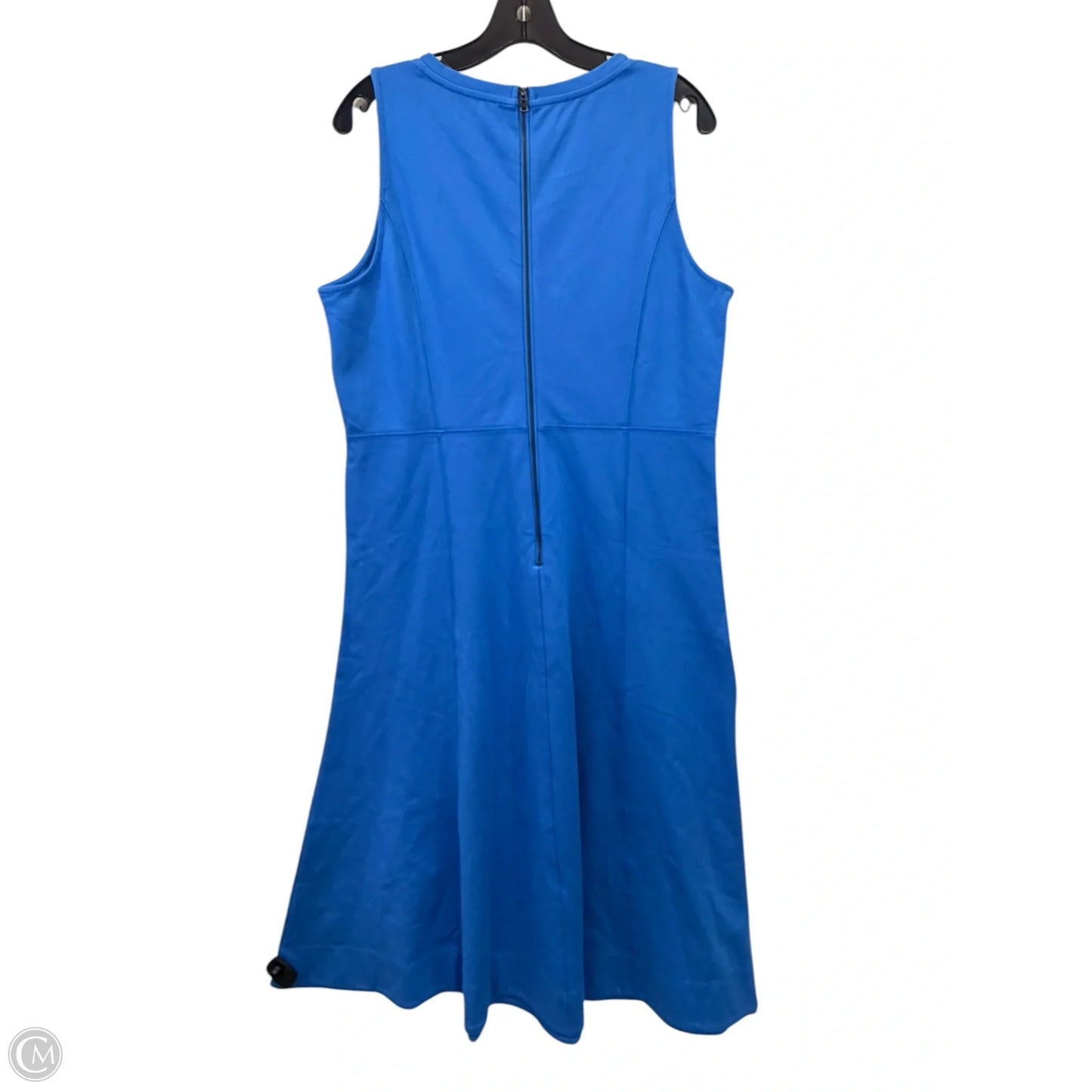 Dress Casual Midi By Loft In Blue, Size: Xl