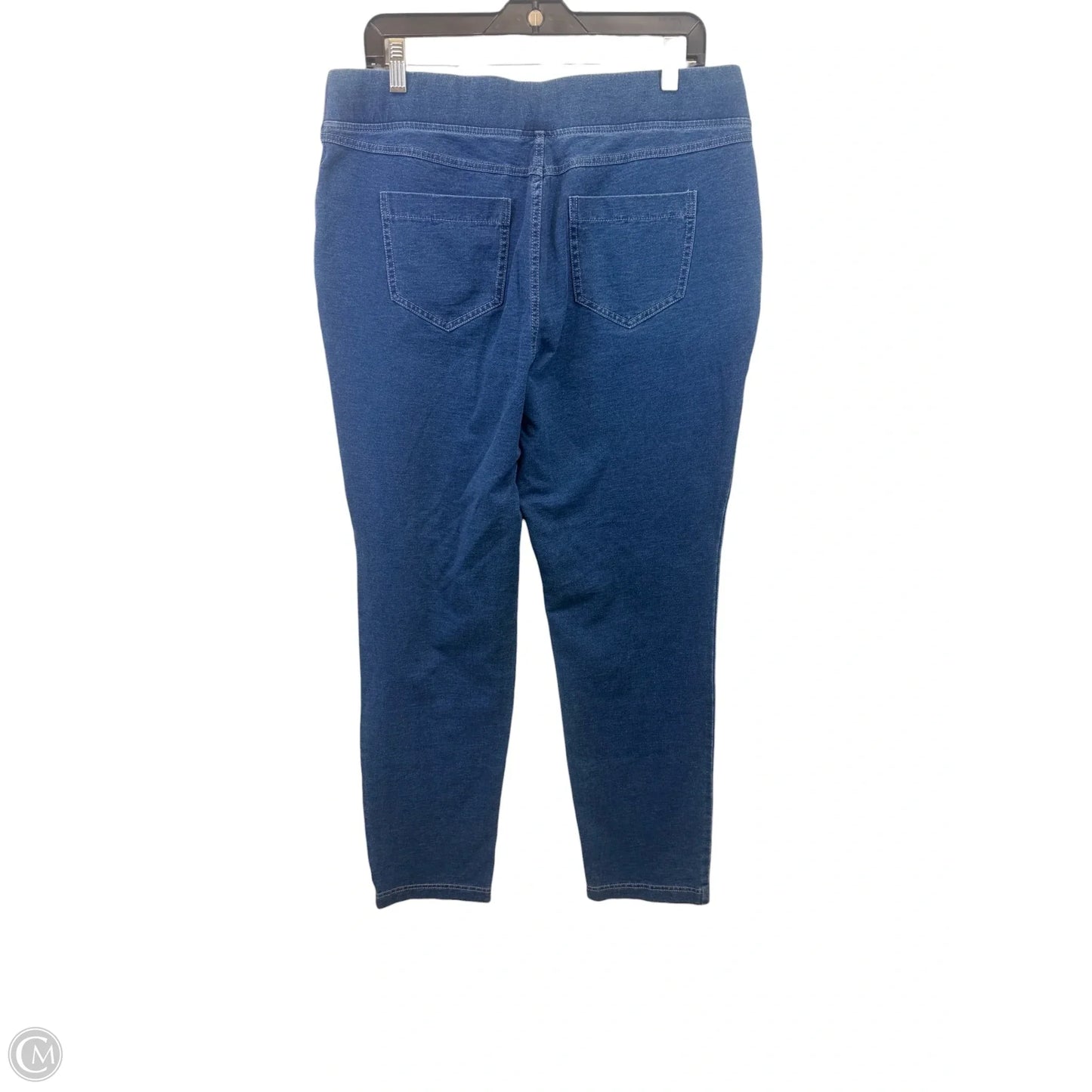 Jeans Jeggings By J. Jill In Blue Denim, Size: L
