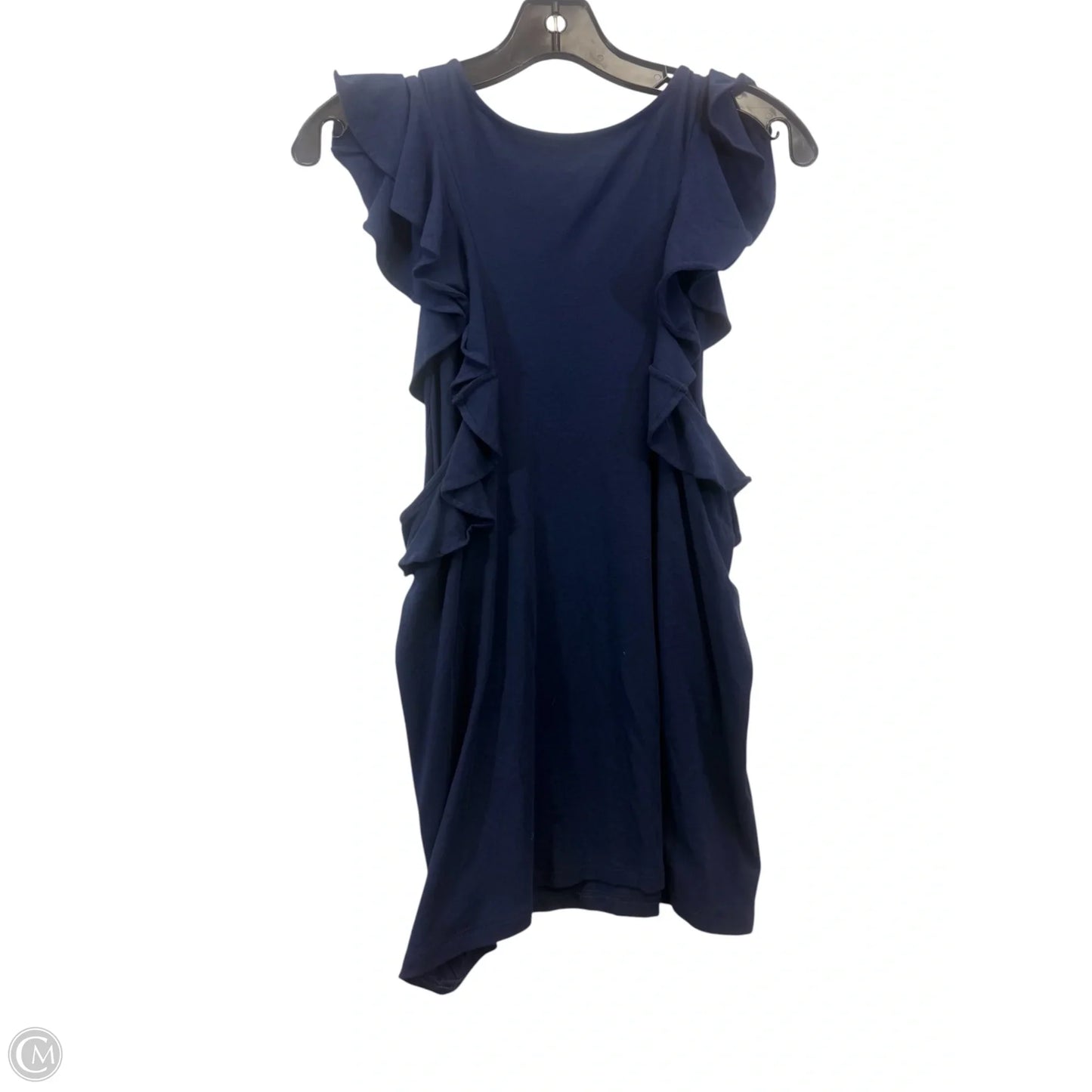 Top Short Sleeve Designer By Lilly Pulitzer In Navy, Size: Xl